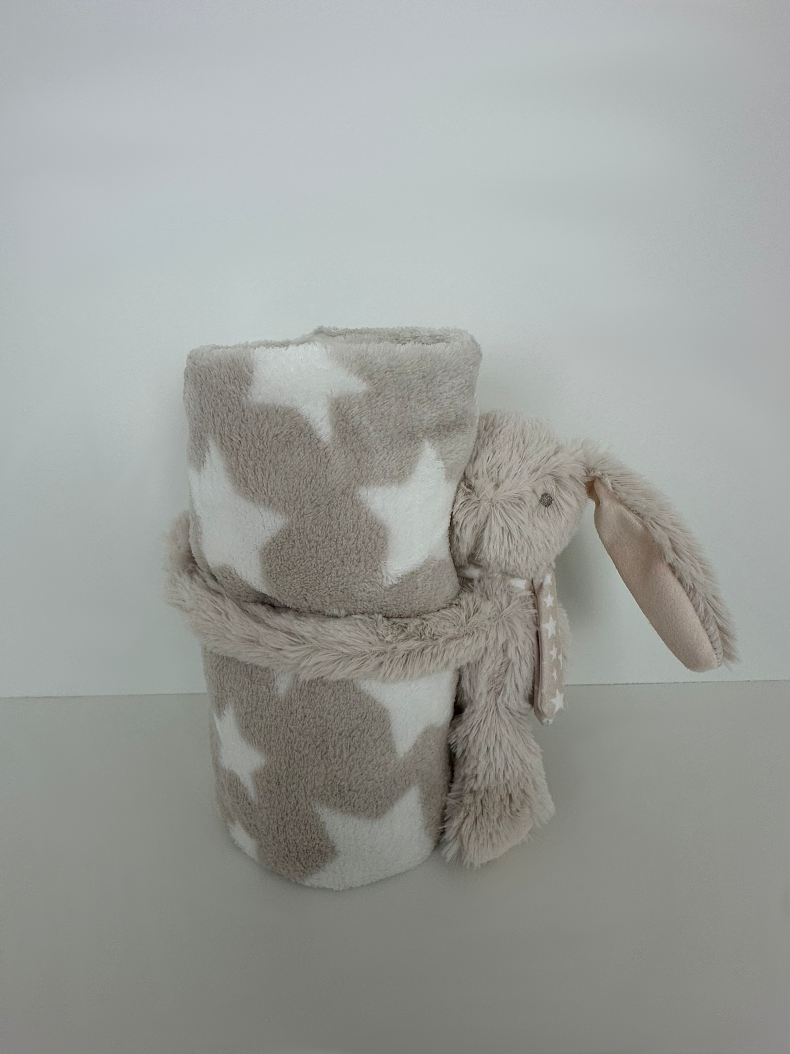 Gepersonaliseerd Fleece Babydekentje – Konijn