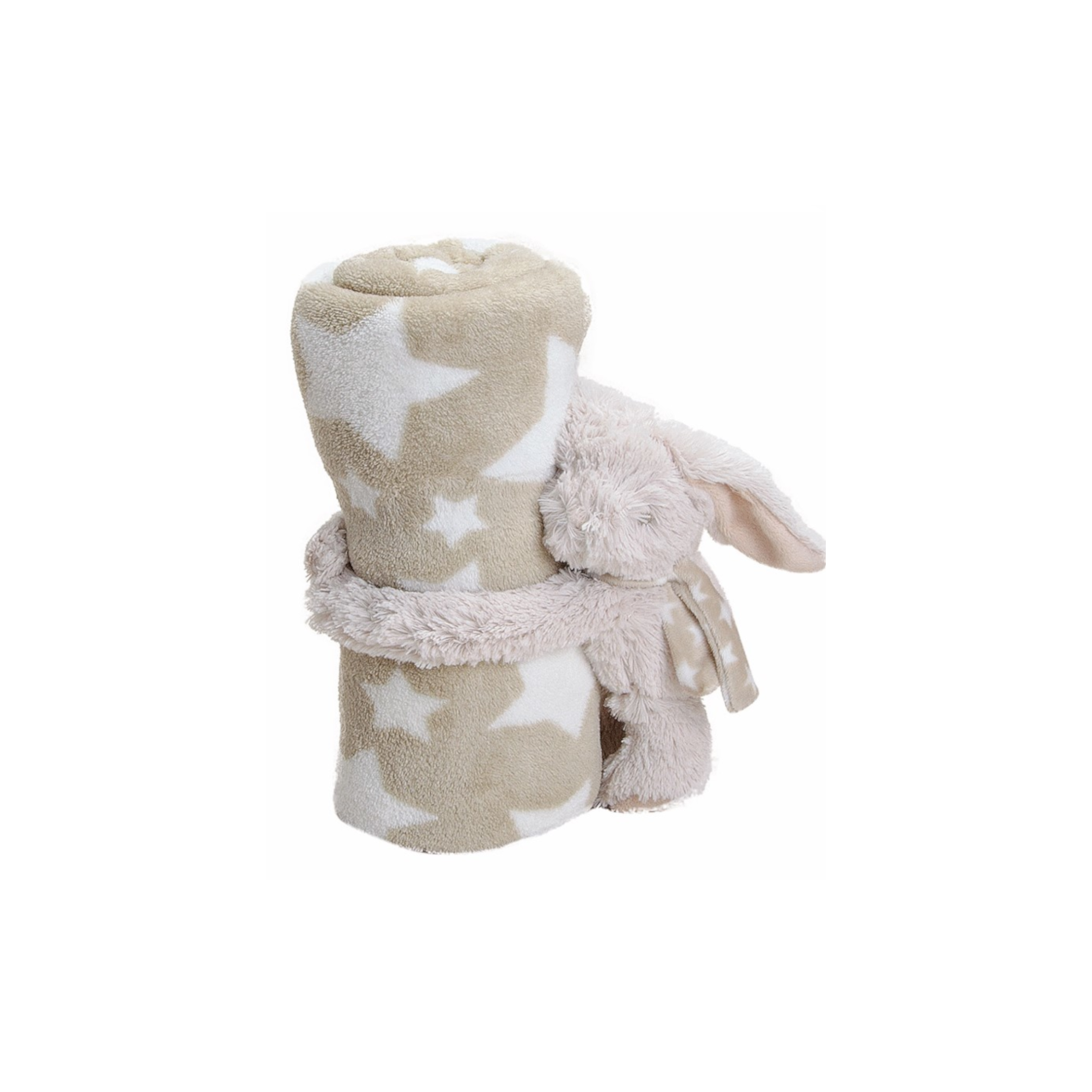 Gepersonaliseerd Fleece Babydekentje – Konijn