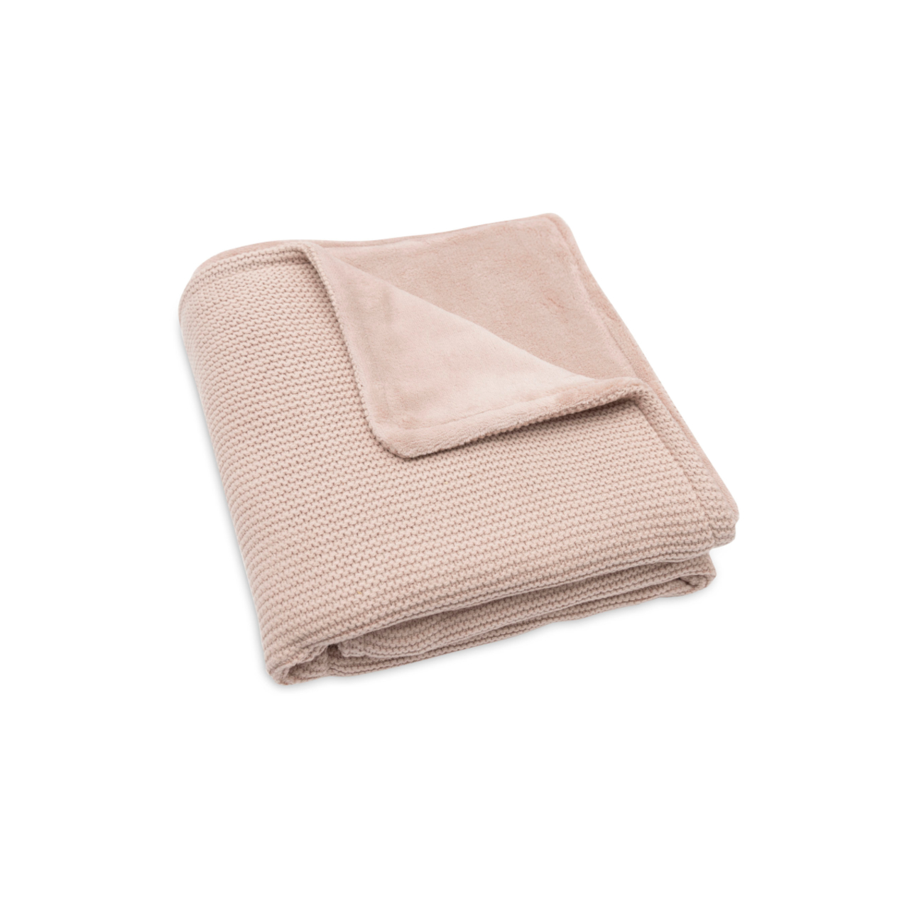 Gepersonaliseerd babydeken met fleece - Blush