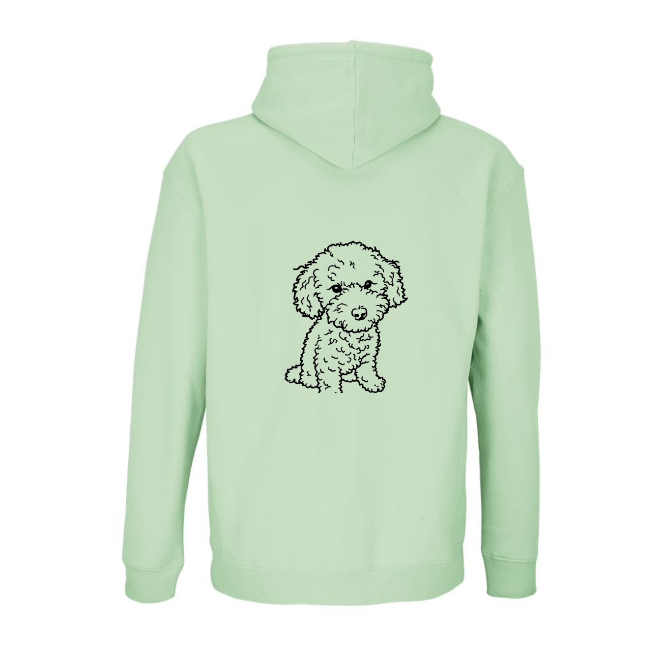 Gepersonaliseerde sweater (verschillende kleuren) - Grote lijntekening