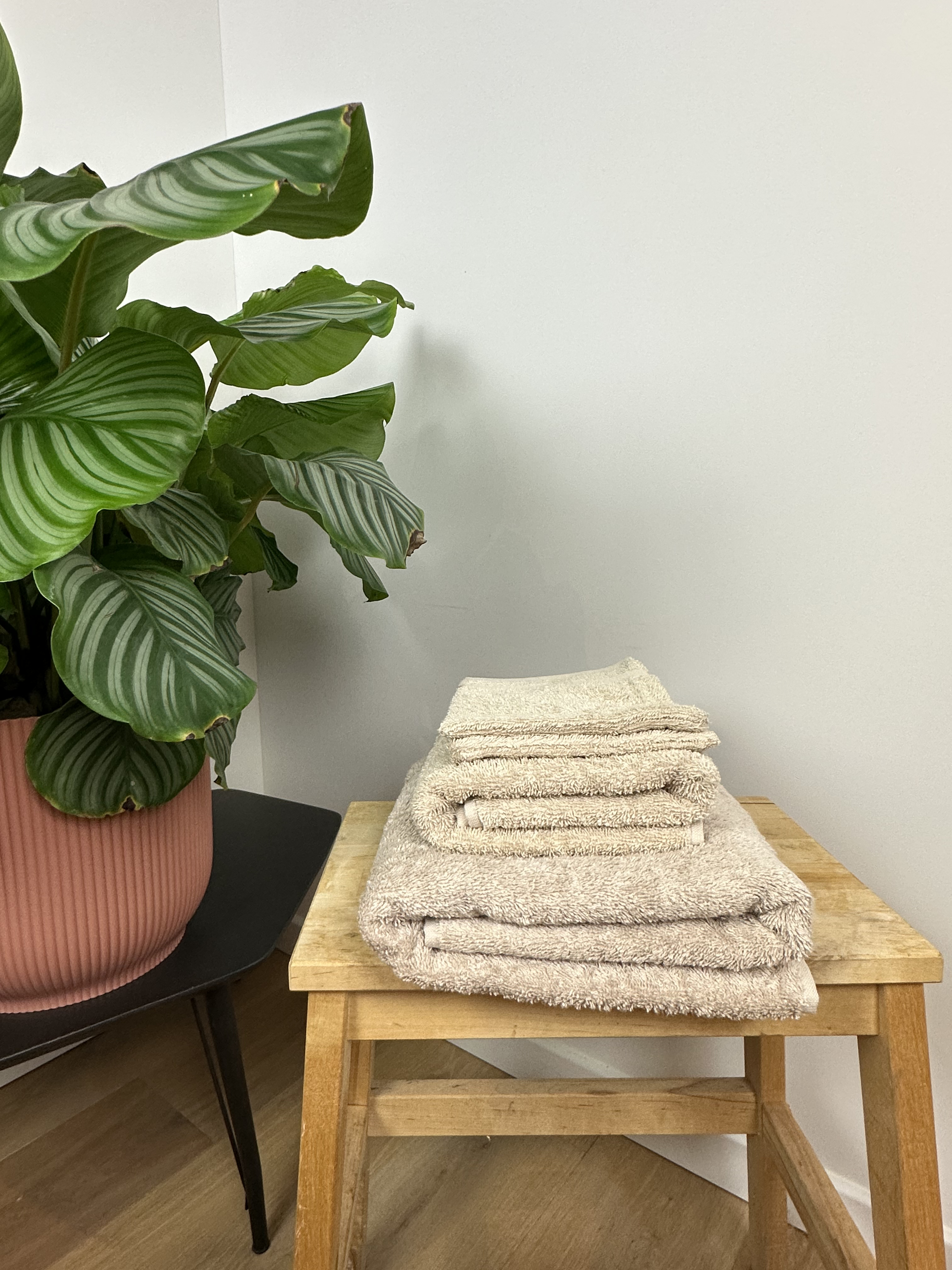 Gepersonaliseerde handdoekenset - Beige