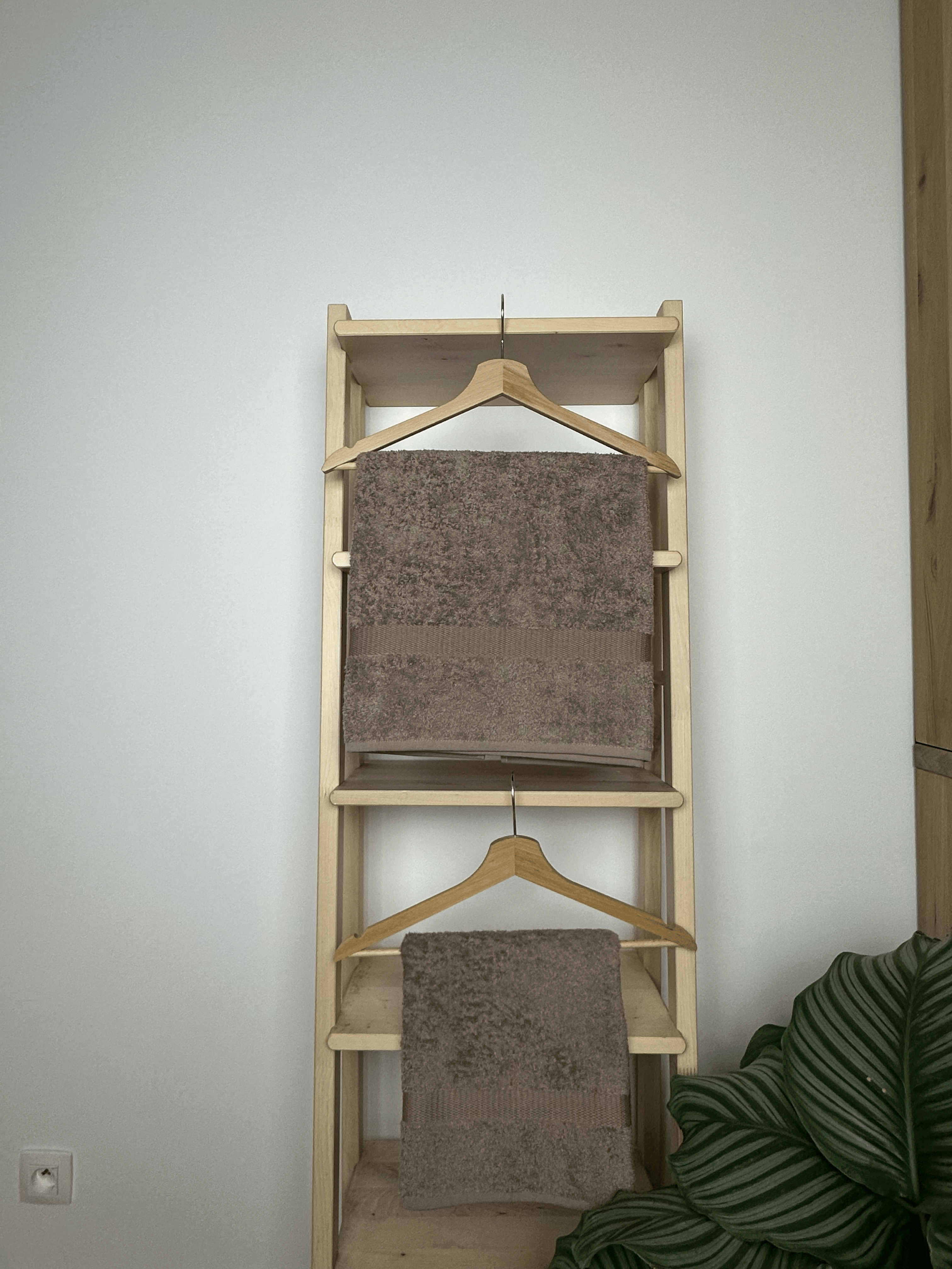 Gepersonaliseerde handdoekenset - Taupe bruin