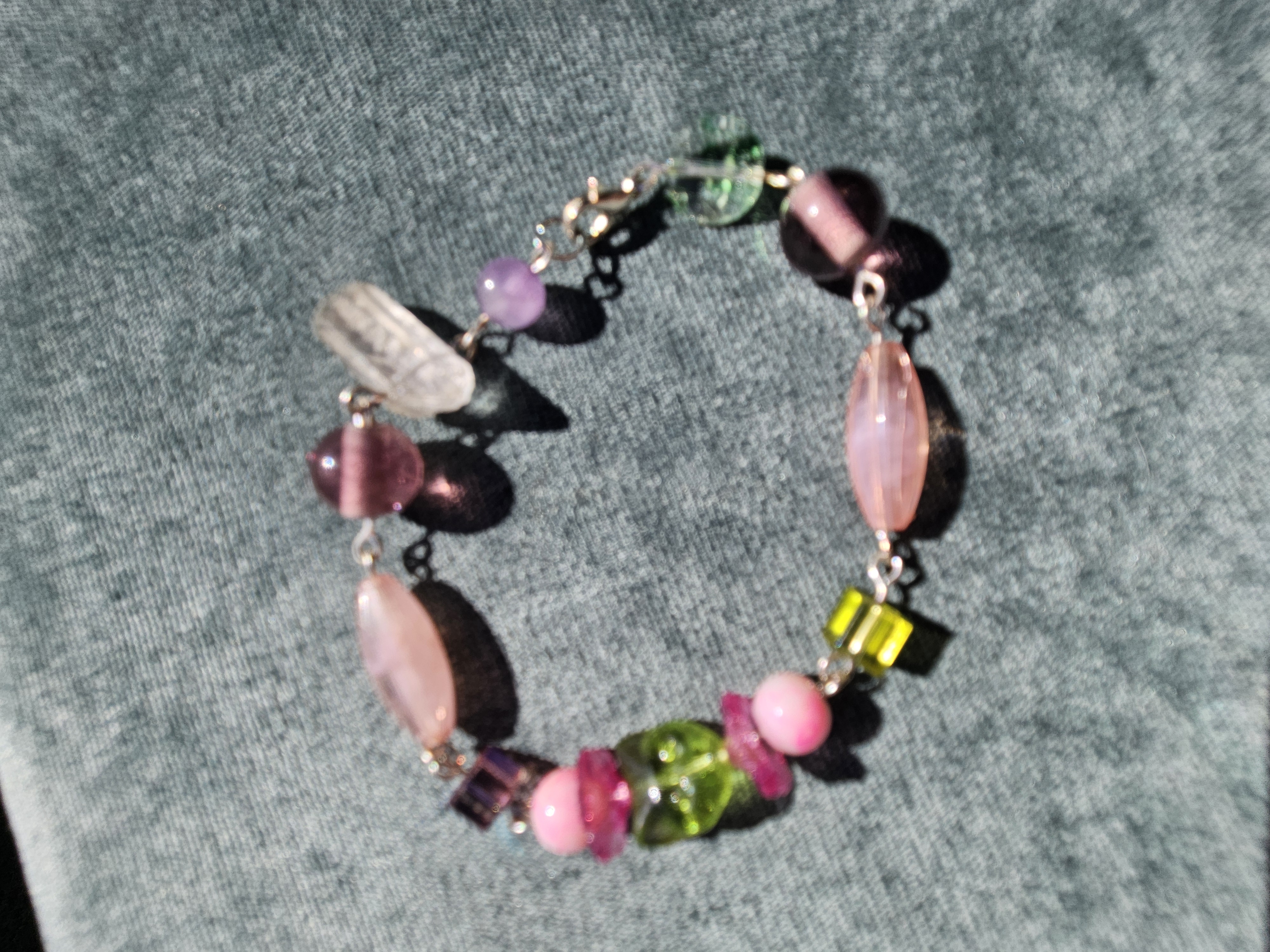 Catsy Quartz Upcycled Bracelet