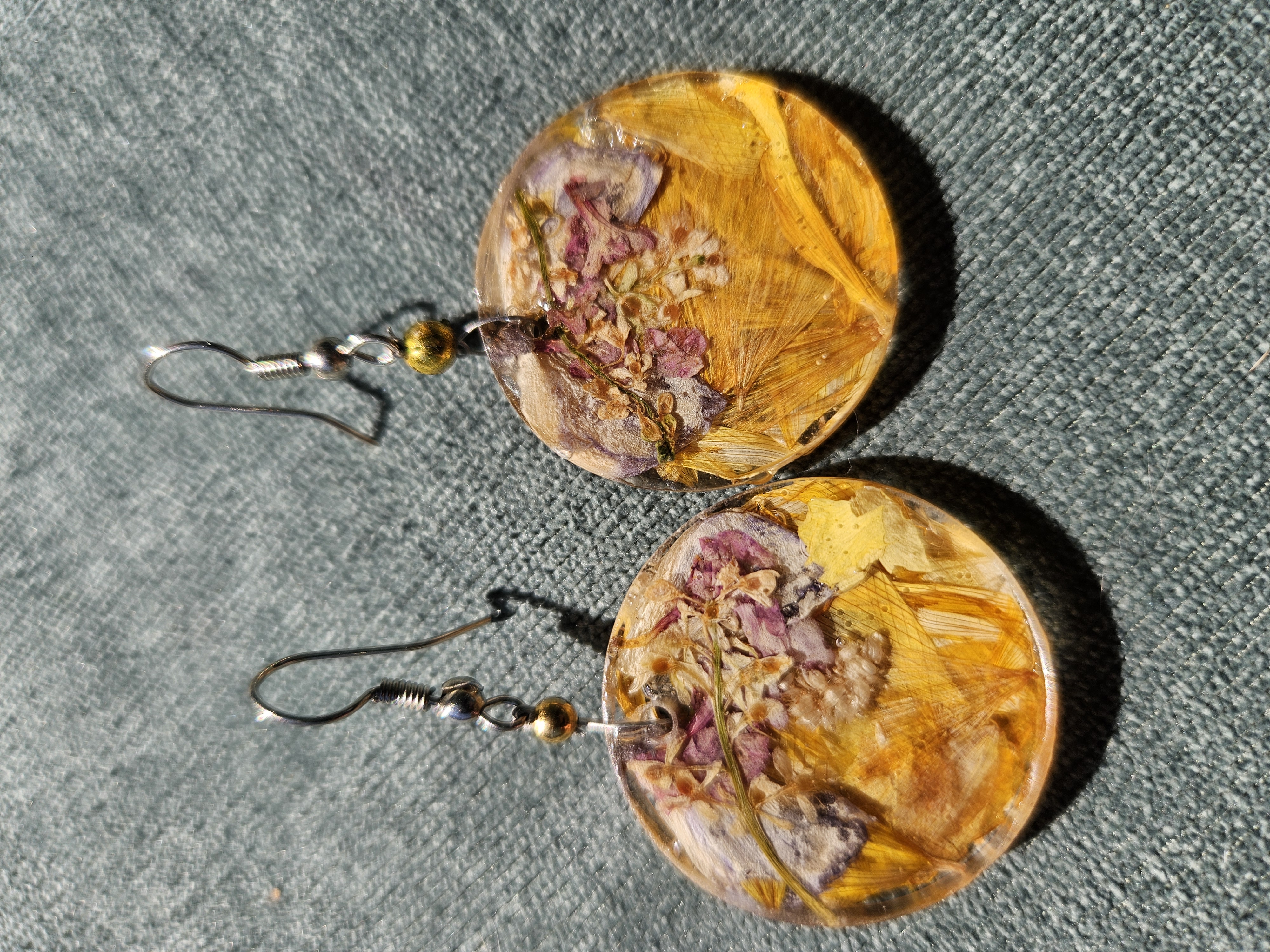 Freya's Field Pressed Flower Earrings