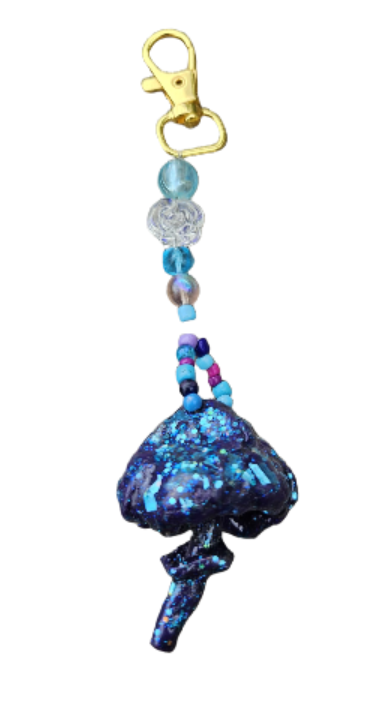 Galaxy Lucky Mushroom Bag Charm