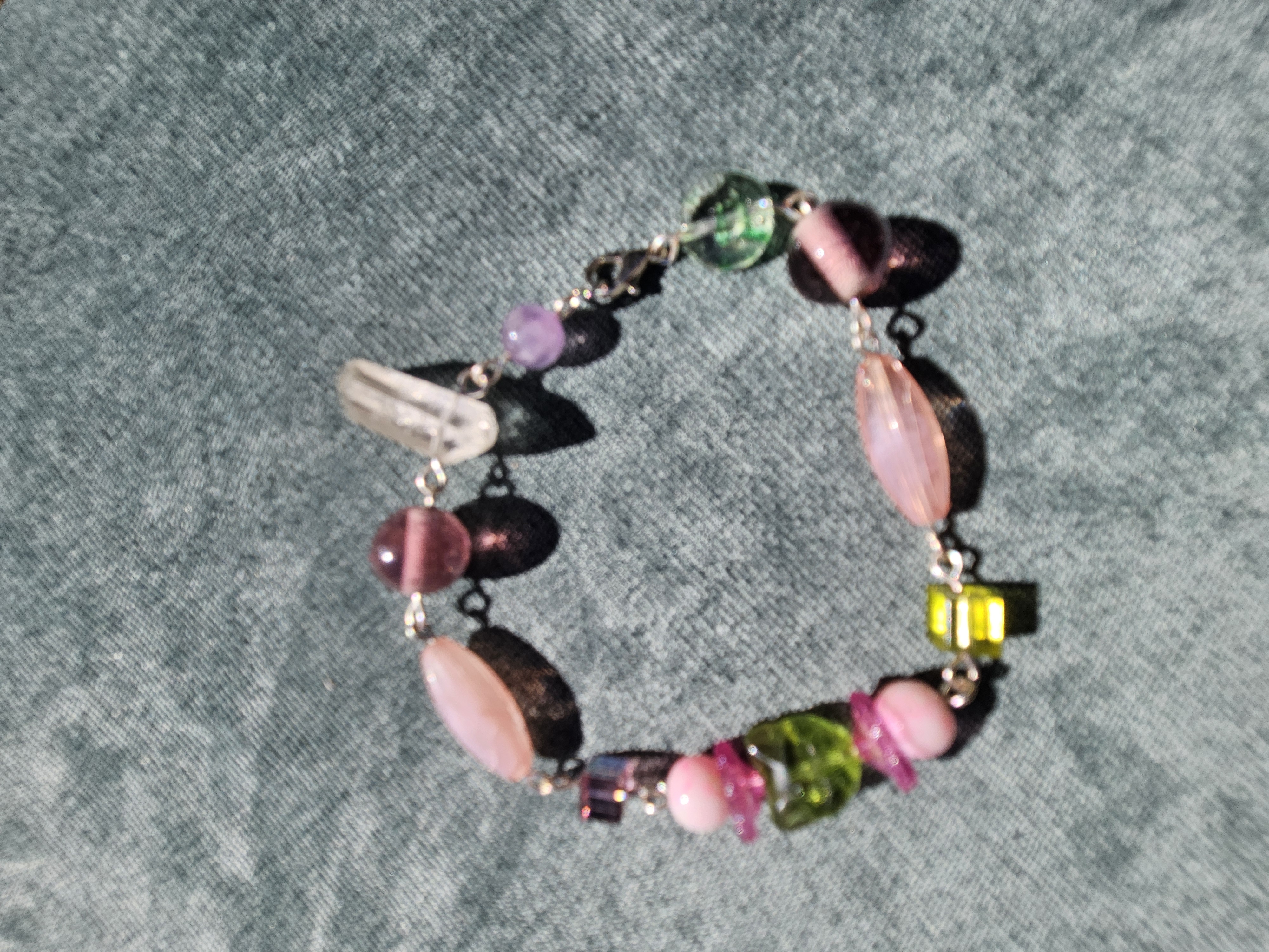 Catsy Quartz Upcycled Bracelet