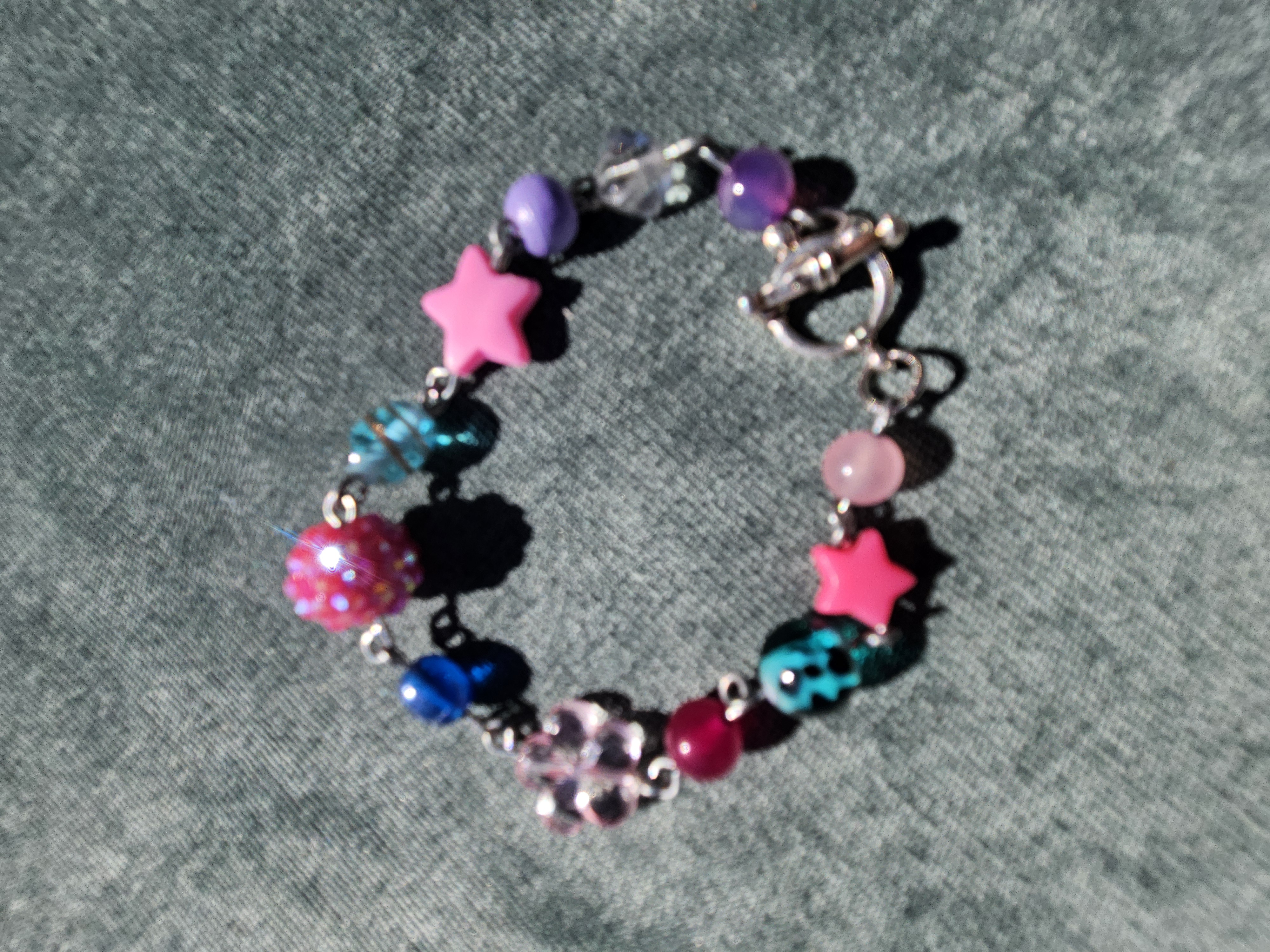 PLUR GURL Upcycled Bracelet