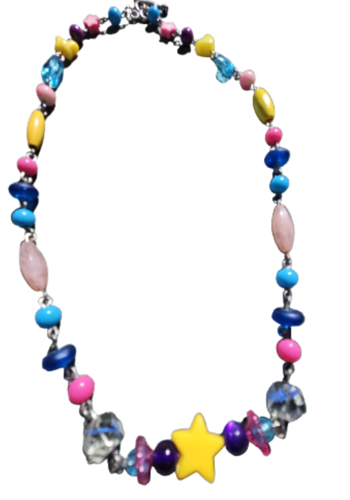 Super Star Upcycled Necklace