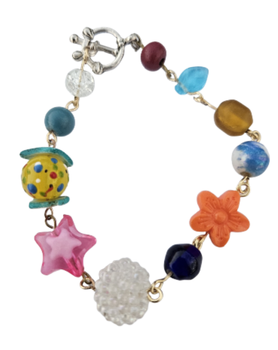 Captain Star Queen Upcycled Bracelet