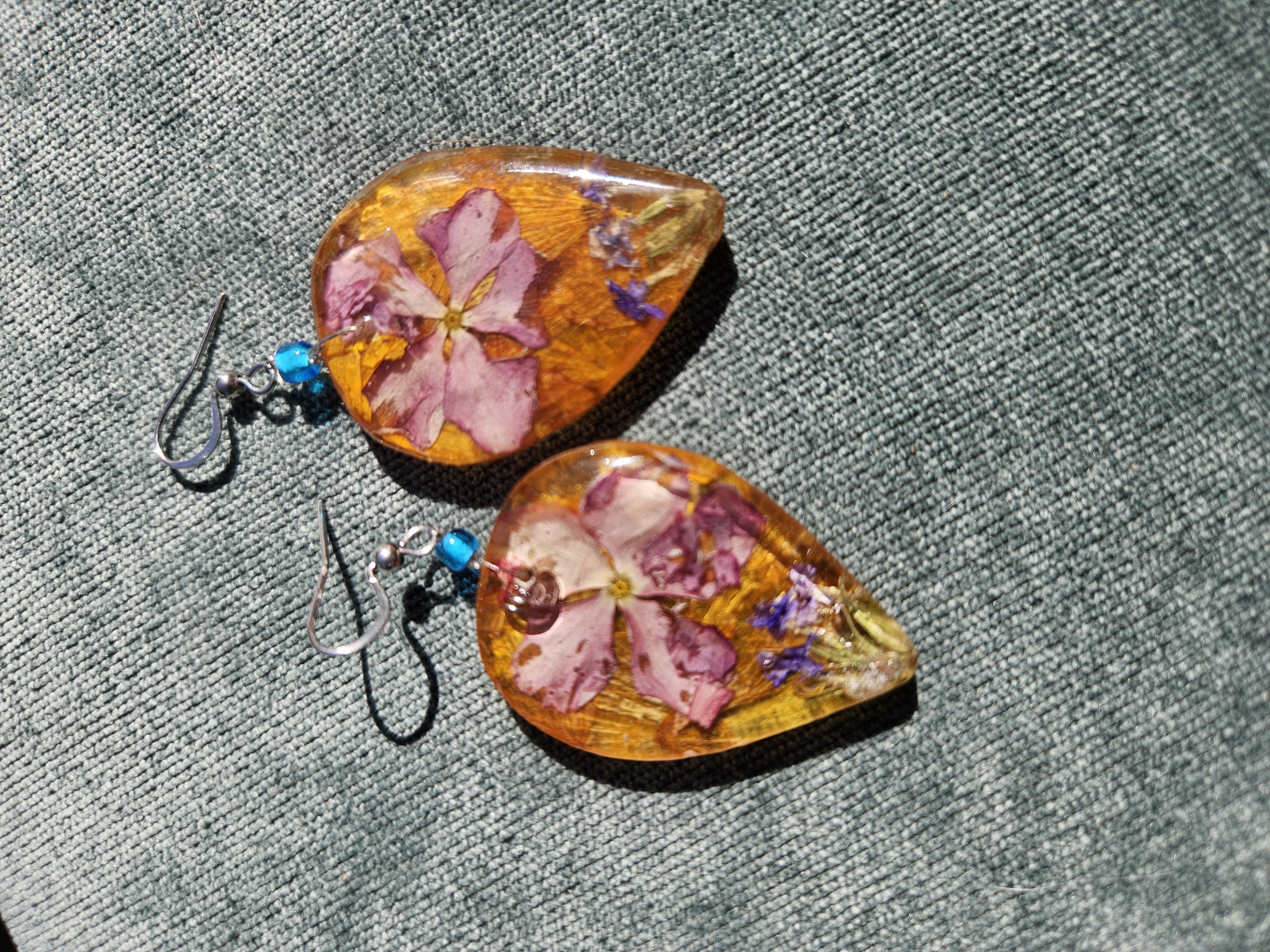 Spring Fever Pressed Flower Earrings