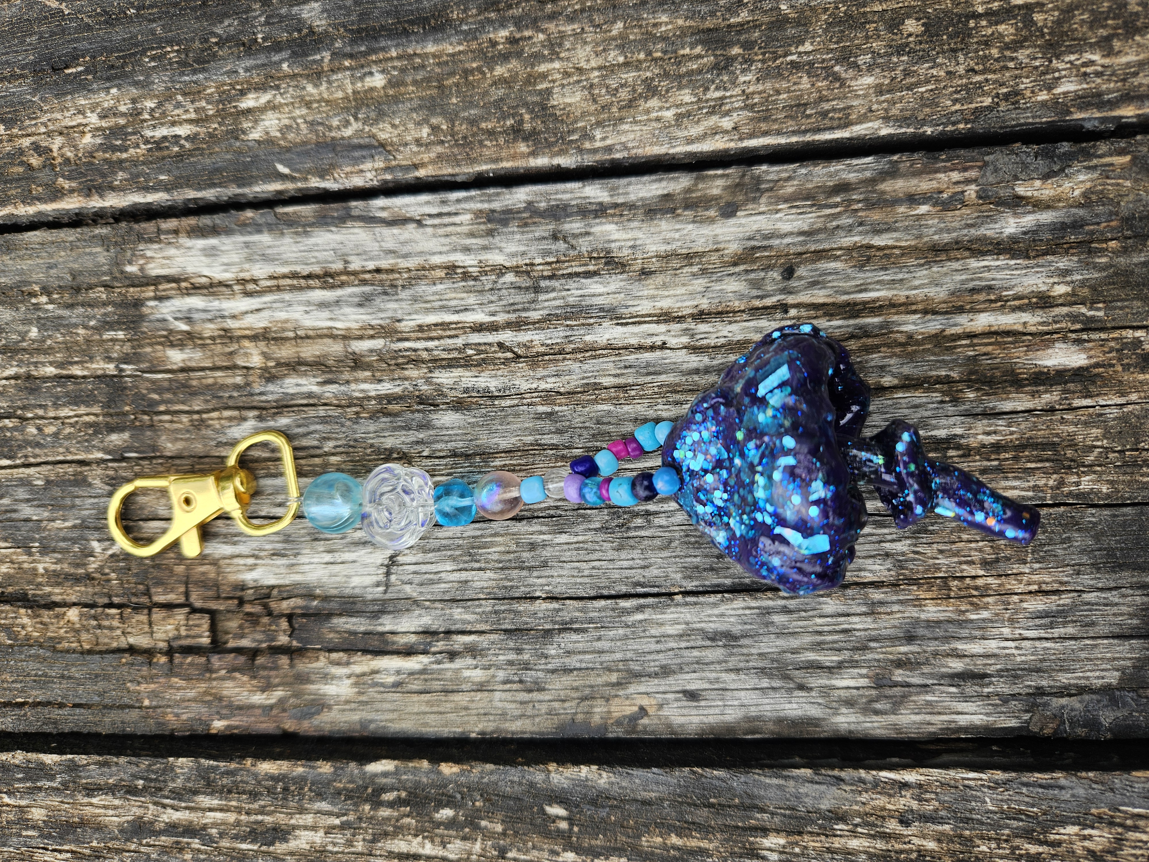 Galaxy Lucky Mushroom Bag Charm