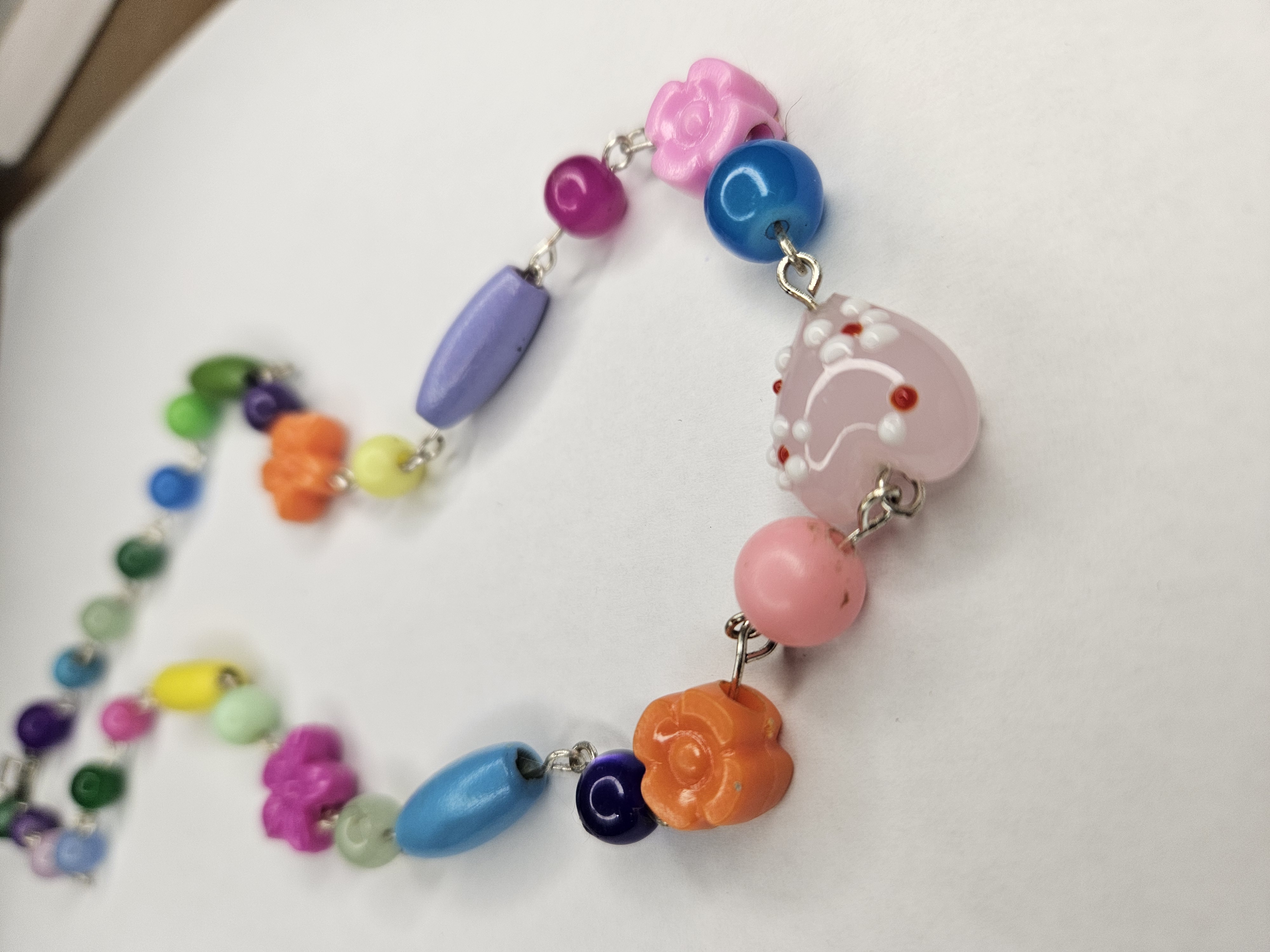 Sealed With A Kiss Upcycled Necklace