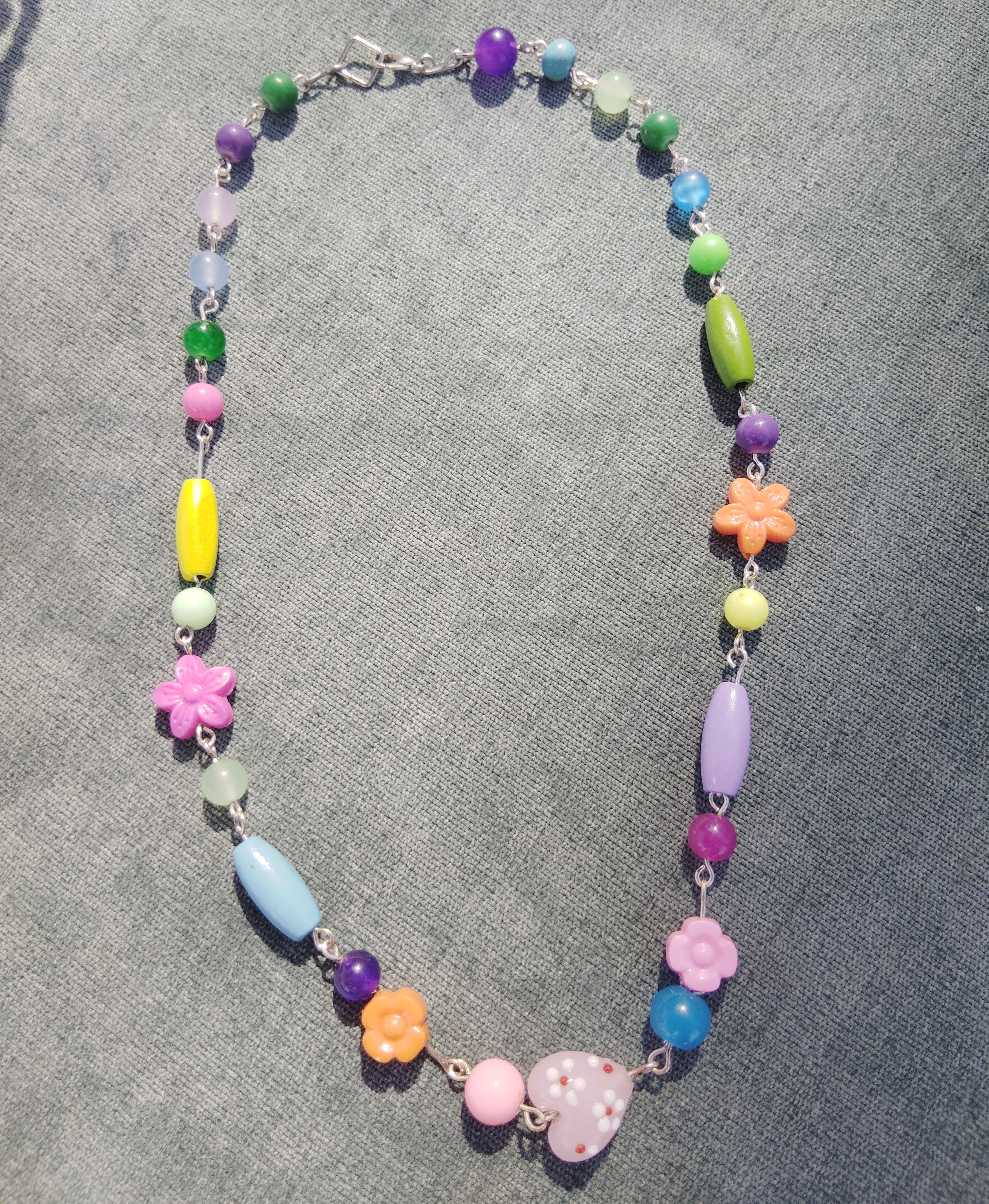 Sealed With A Kiss Upcycled Necklace