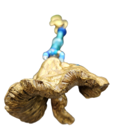 Golden & Glorious Mushroom Bag Charm