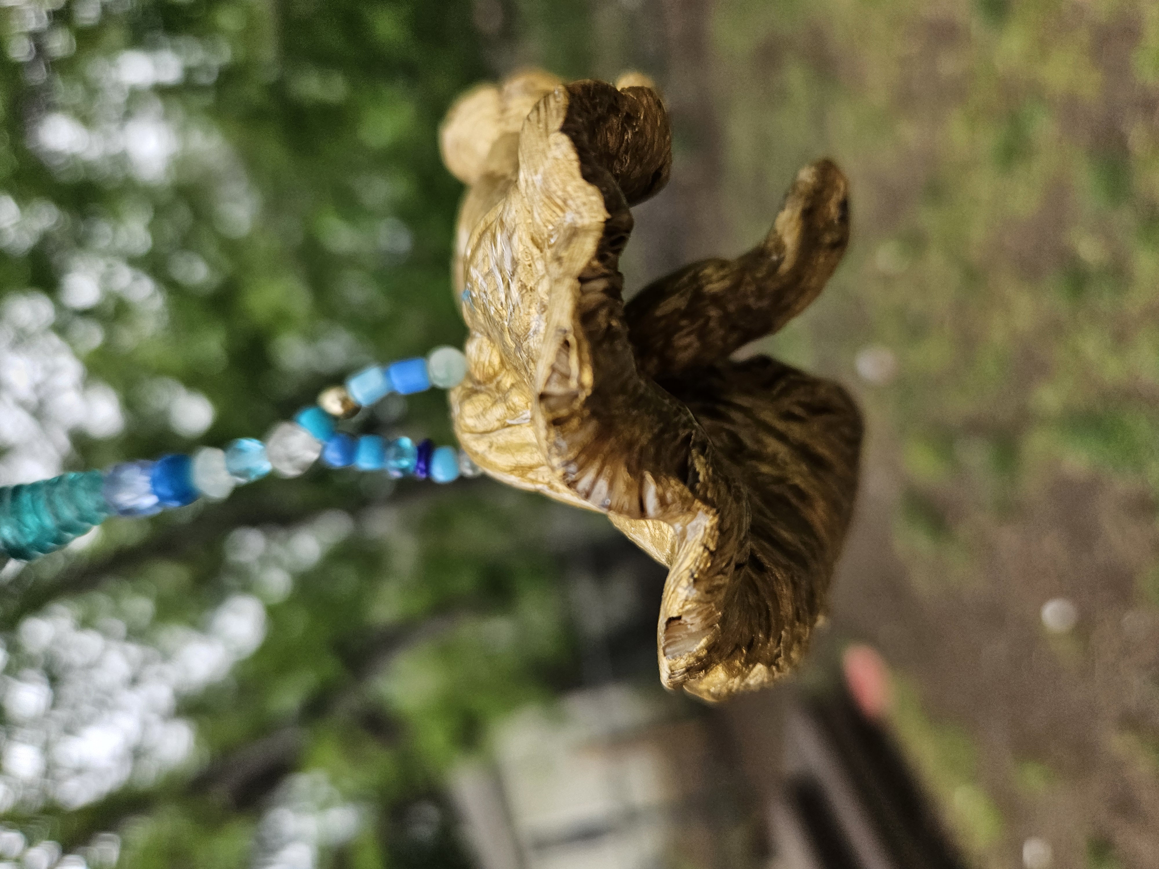 Golden & Glorious Mushroom Bag Charm