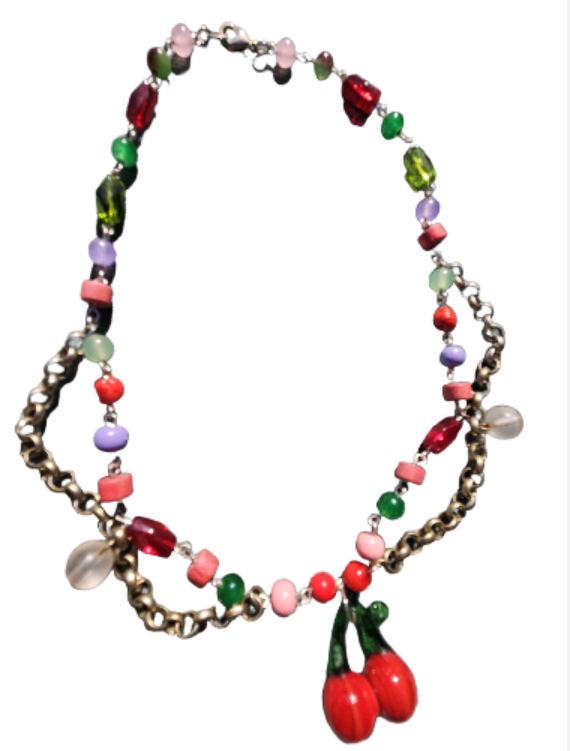 Cherrylicious Upcycled Necklace