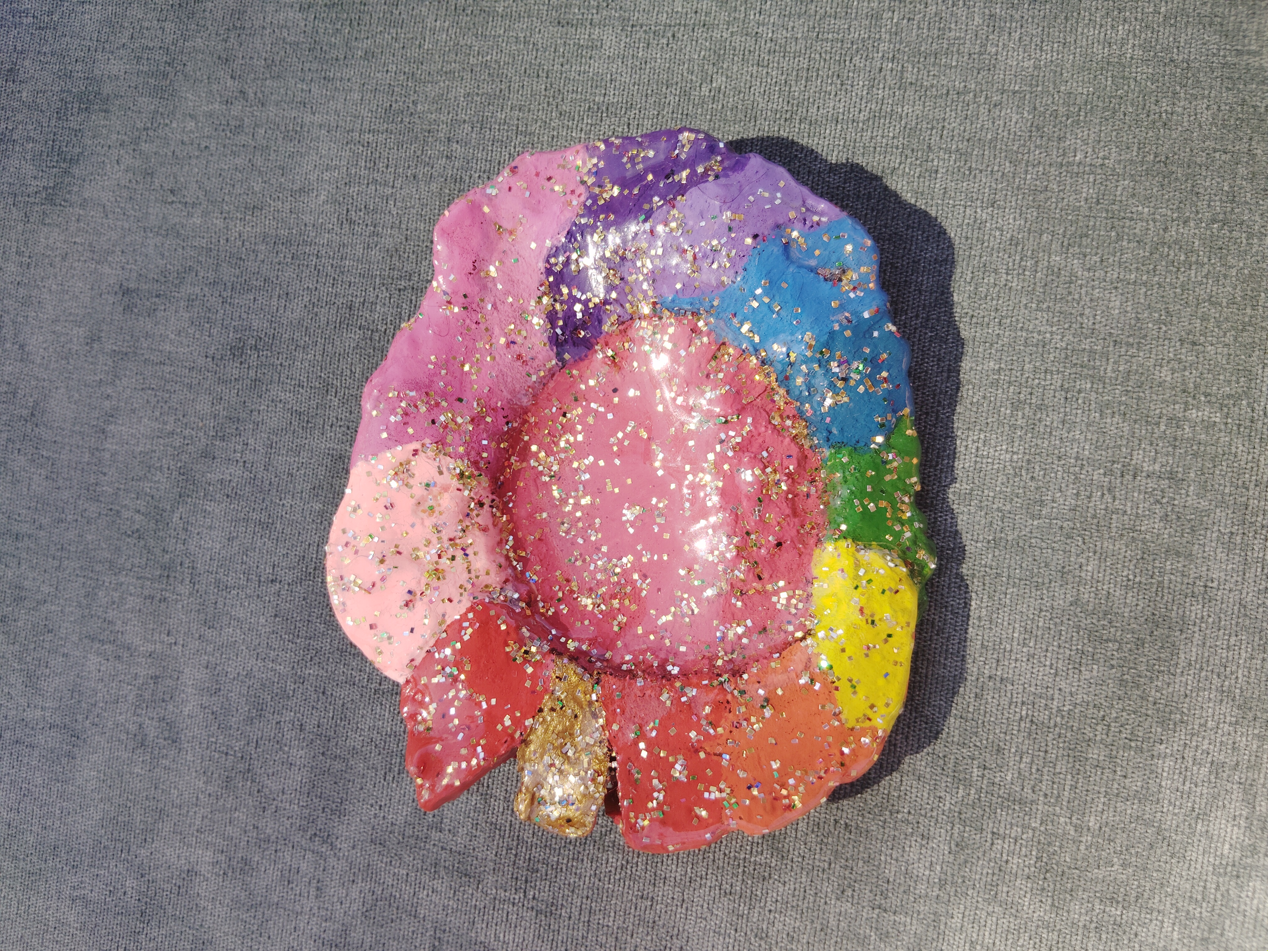 Rainbow Mushroom Jewelry Dish 🌈❤️