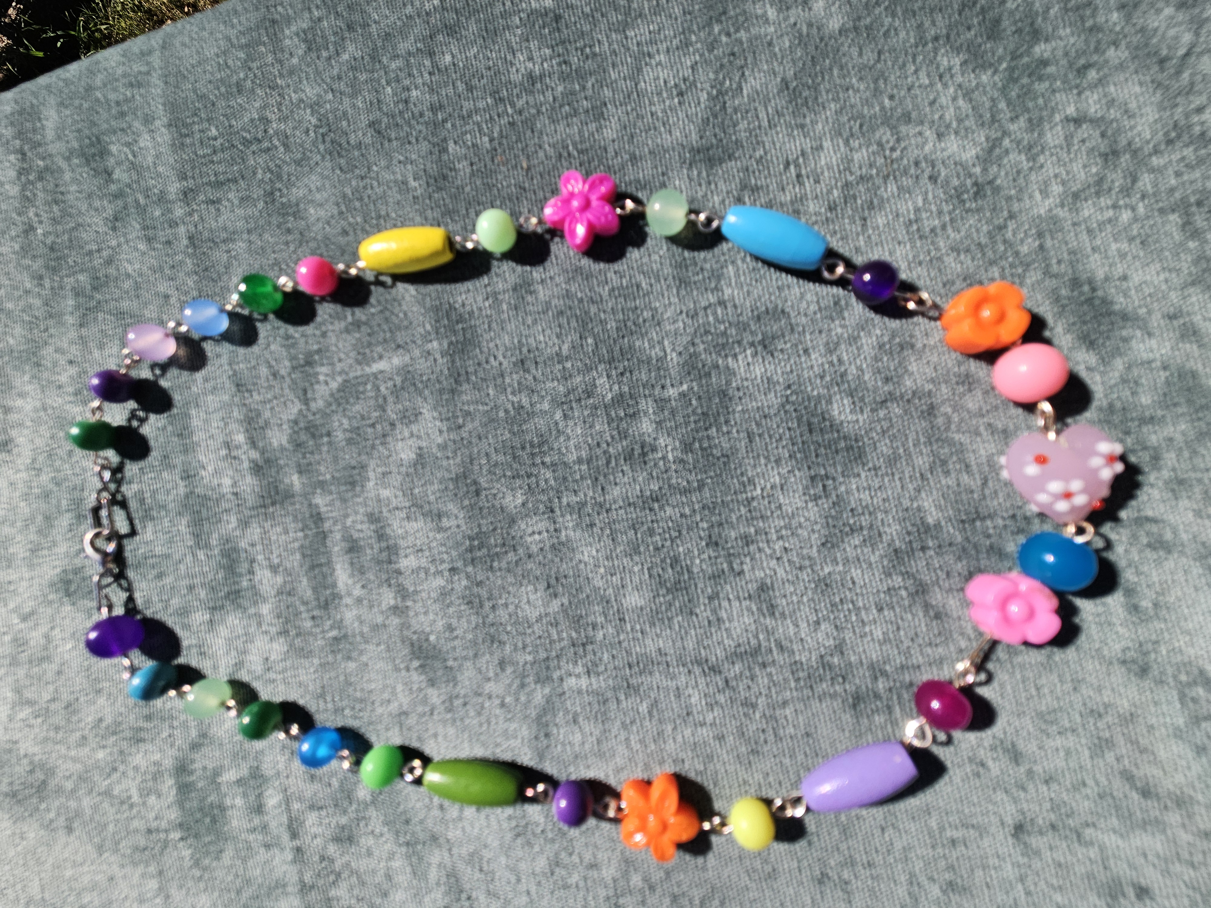 Sealed With A Kiss Upcycled Necklace