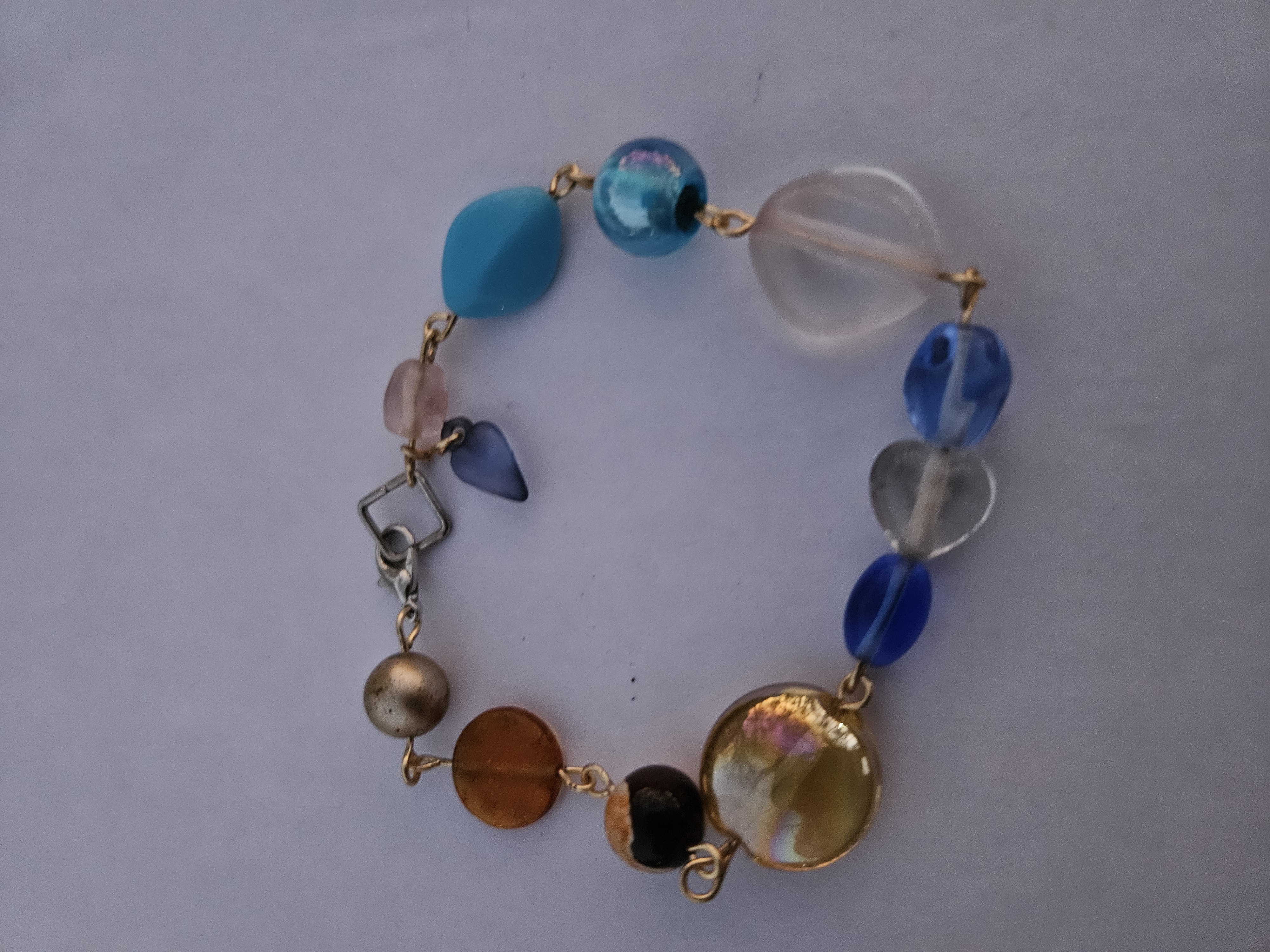 Beach & Sand Upcycled Bracelet