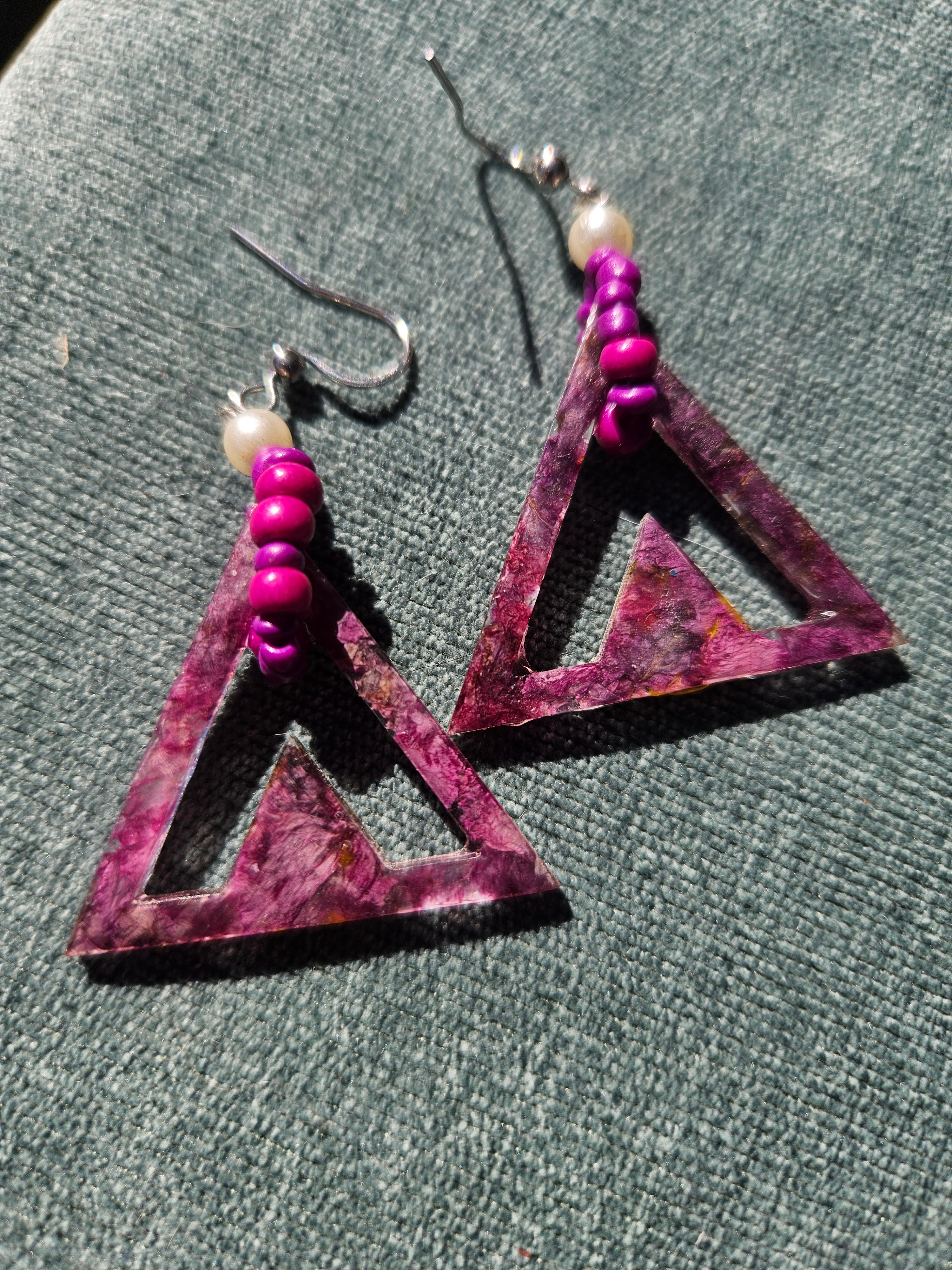 333 Blossom Pressed Flower Earrings