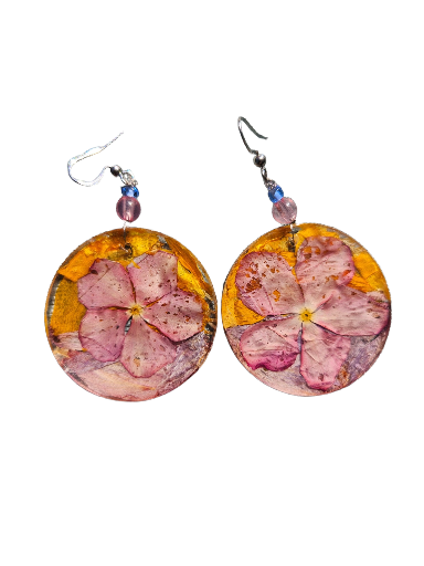Dream Flower Pressed Flower Earrings