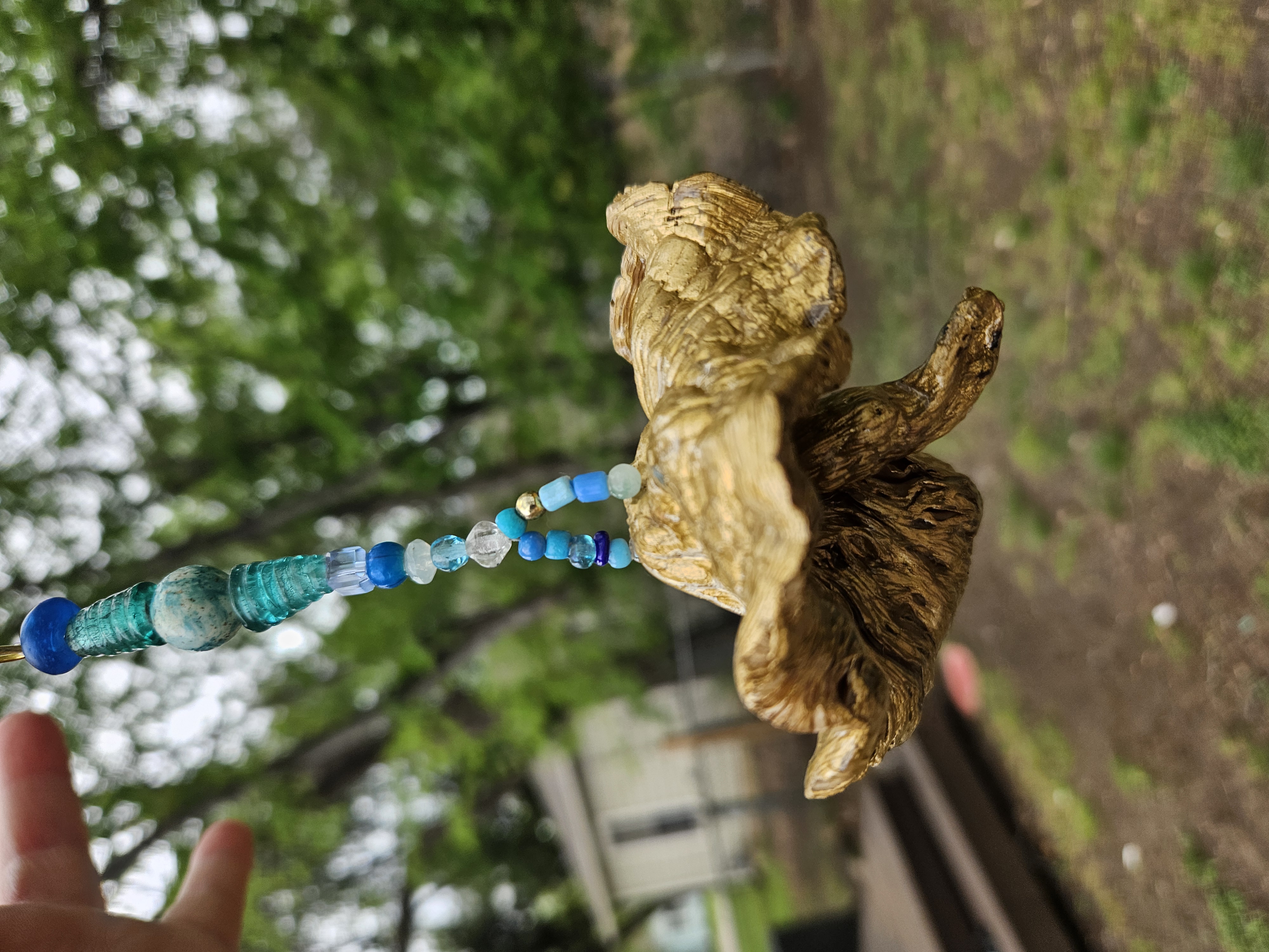 Golden & Glorious Mushroom Bag Charm