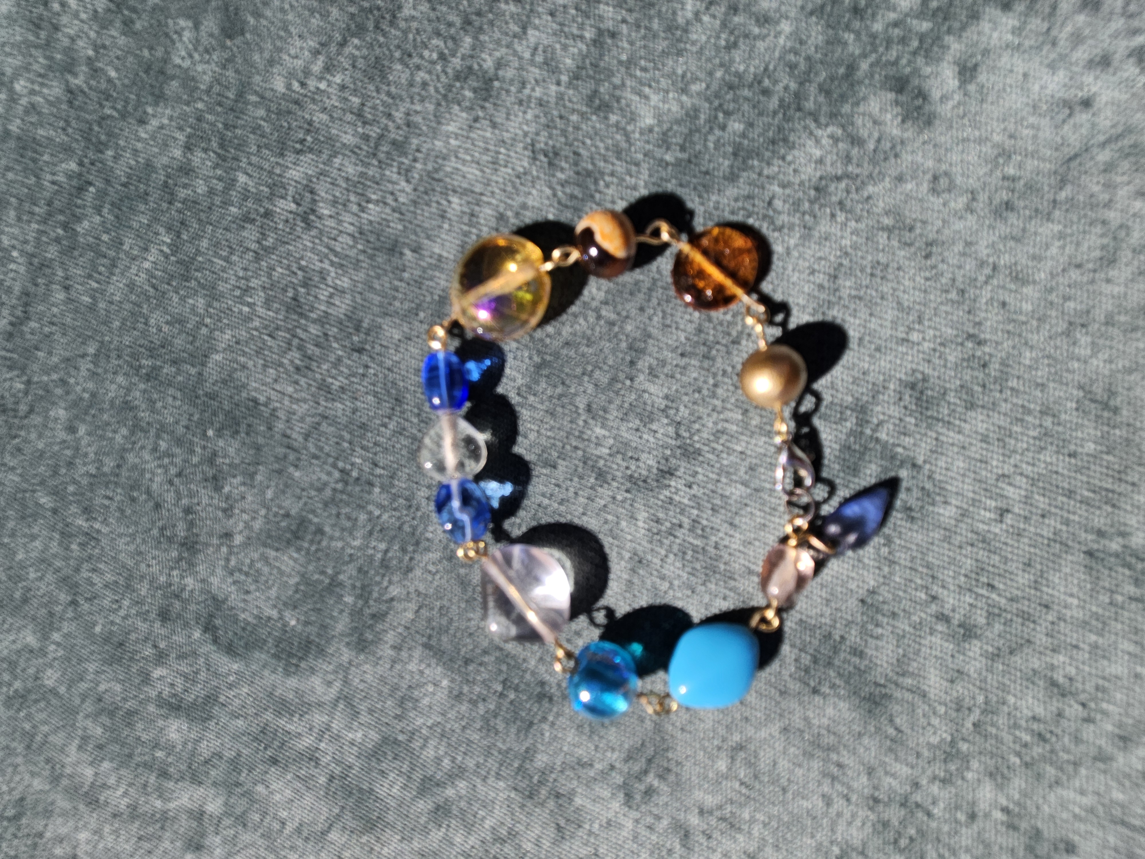 Beach & Sand Upcycled Bracelet