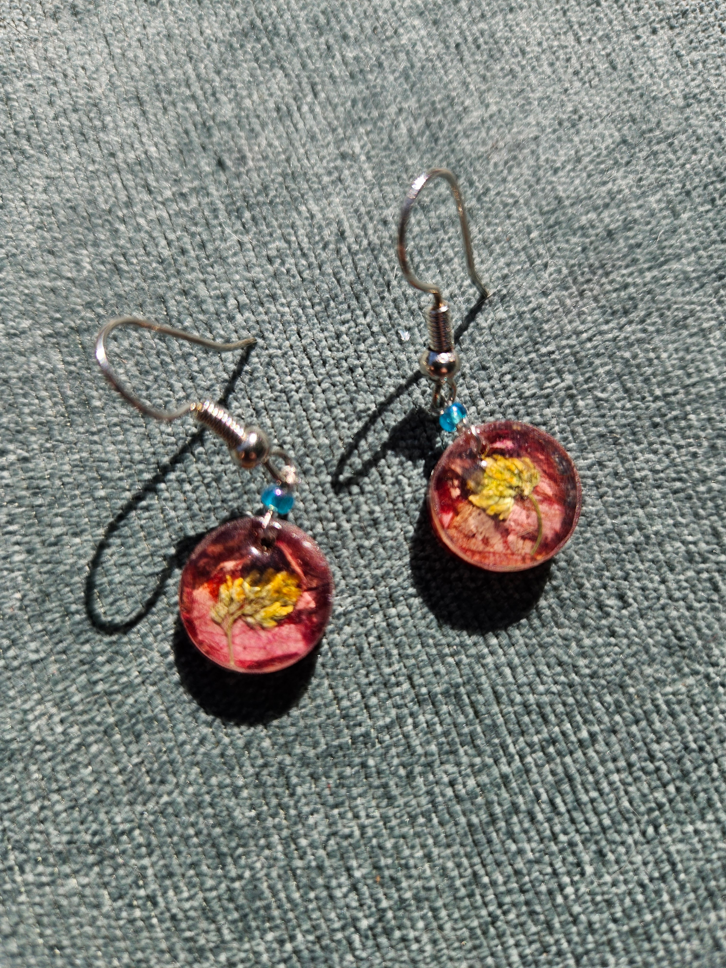 Wildflower Fields Pressed Flower Earrings