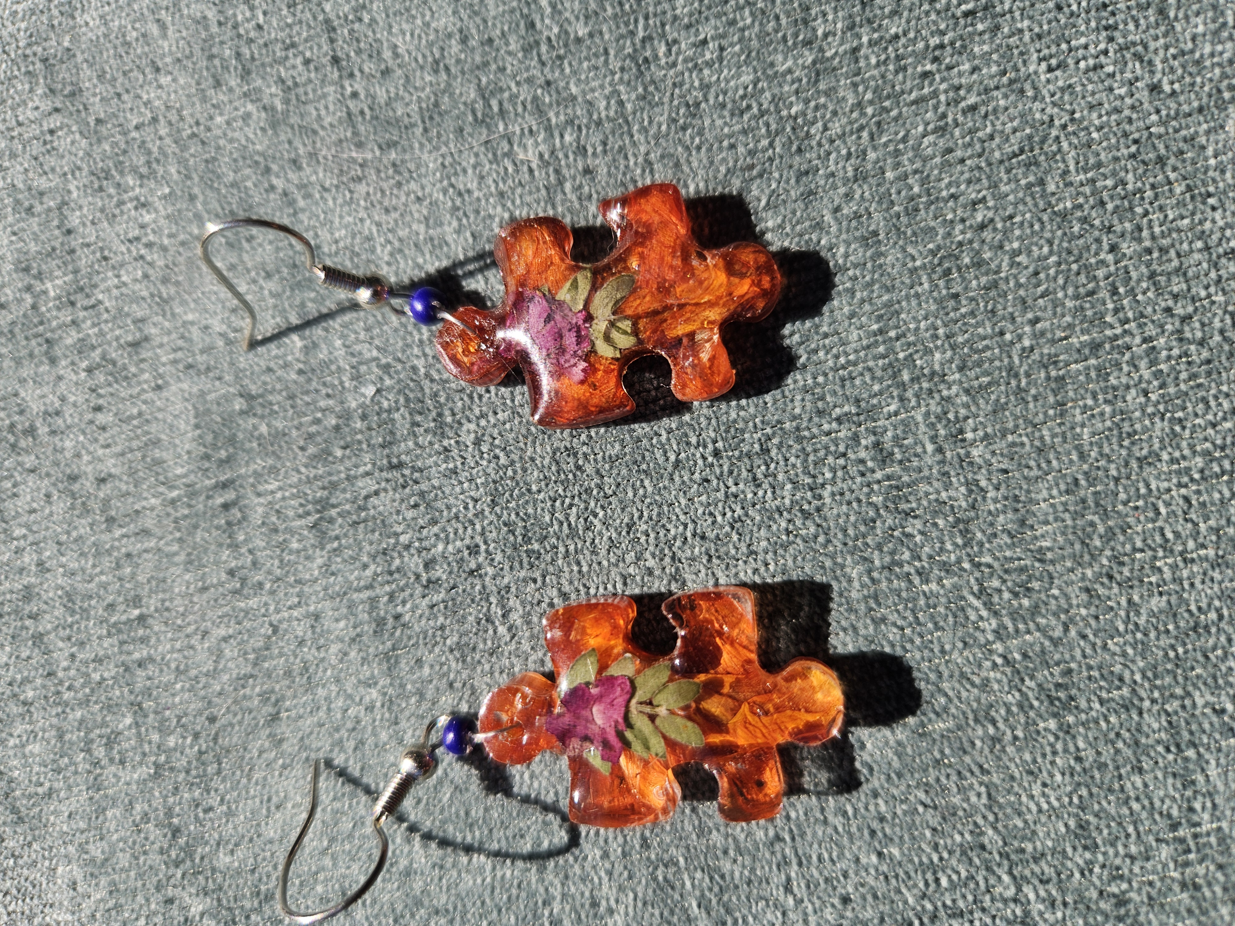 The Missing Pieces Pressed Flower Earrings