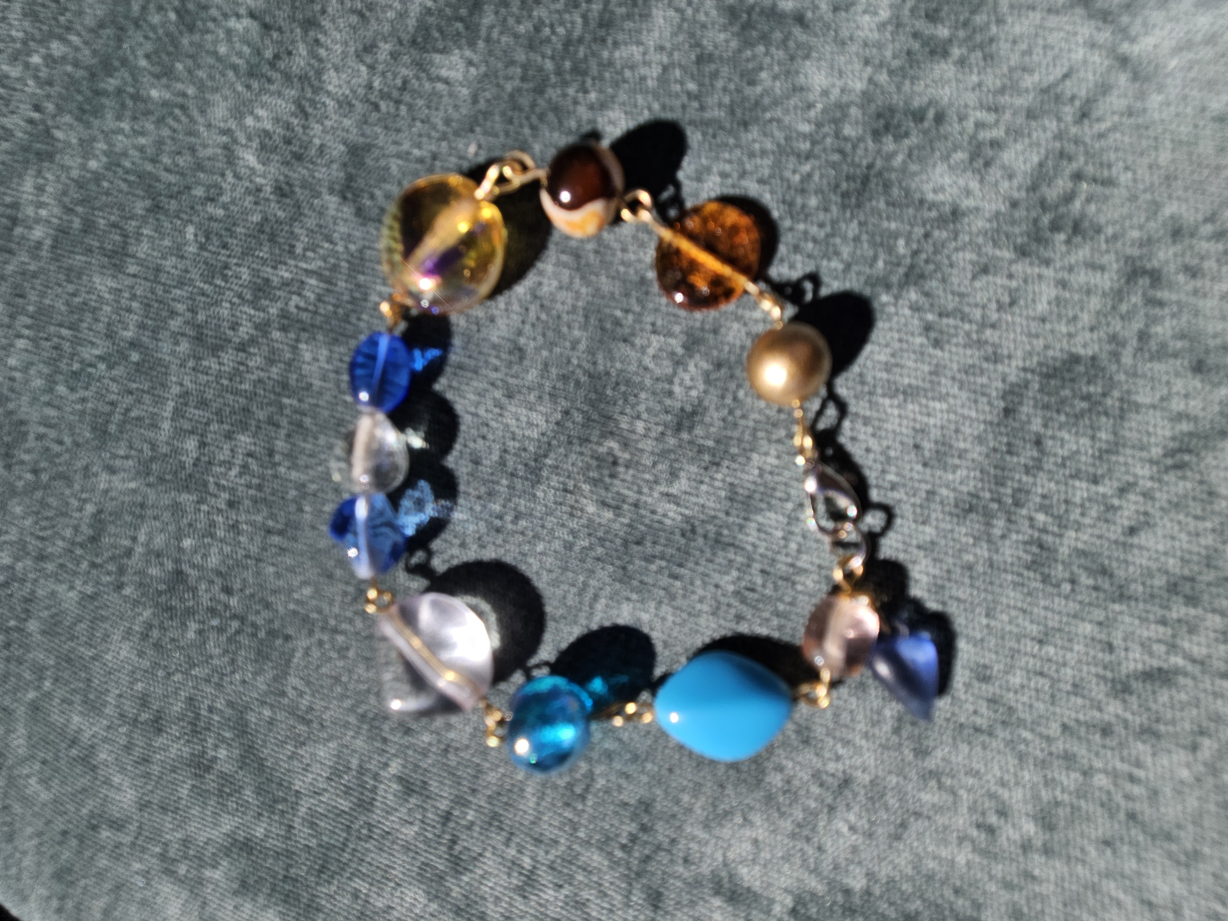 Beach & Sand Upcycled Bracelet