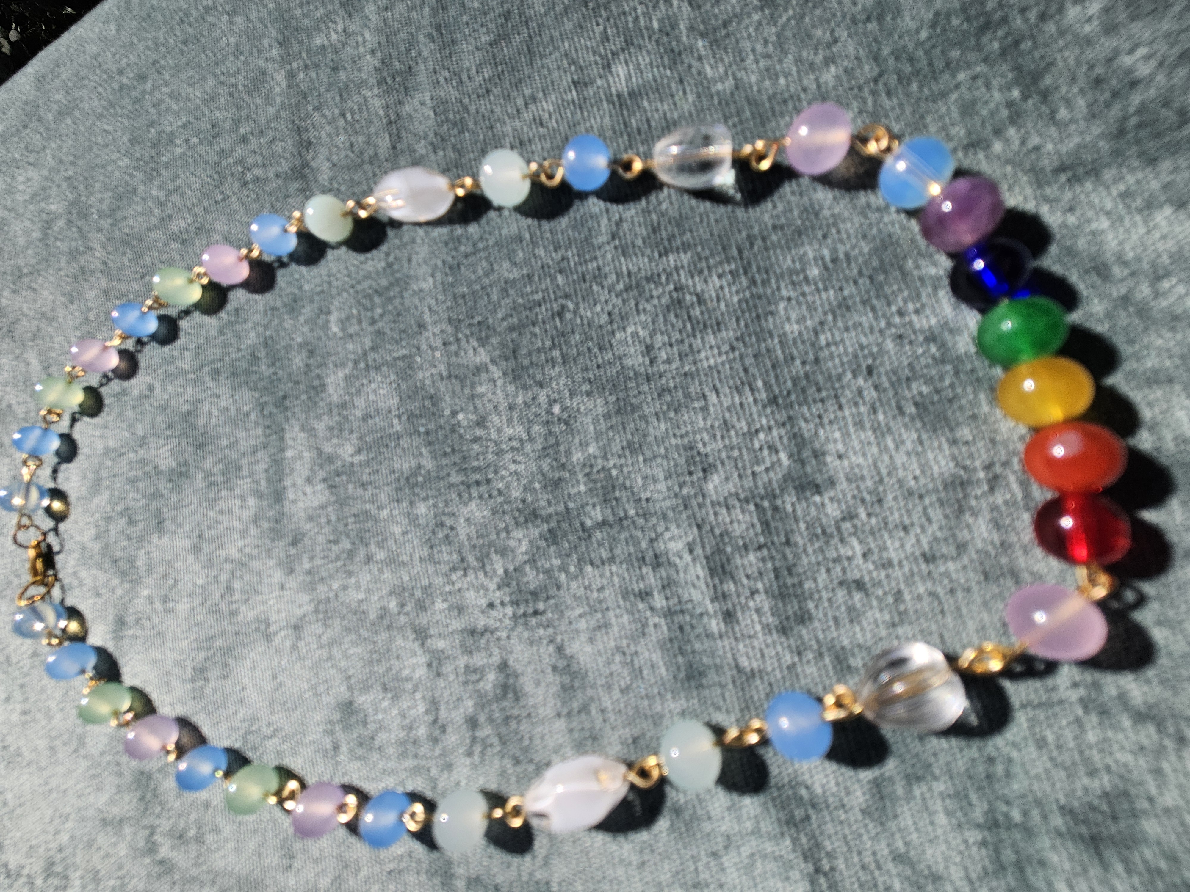 Proud To Be Me π³οΈβπ Upcycled Necklace