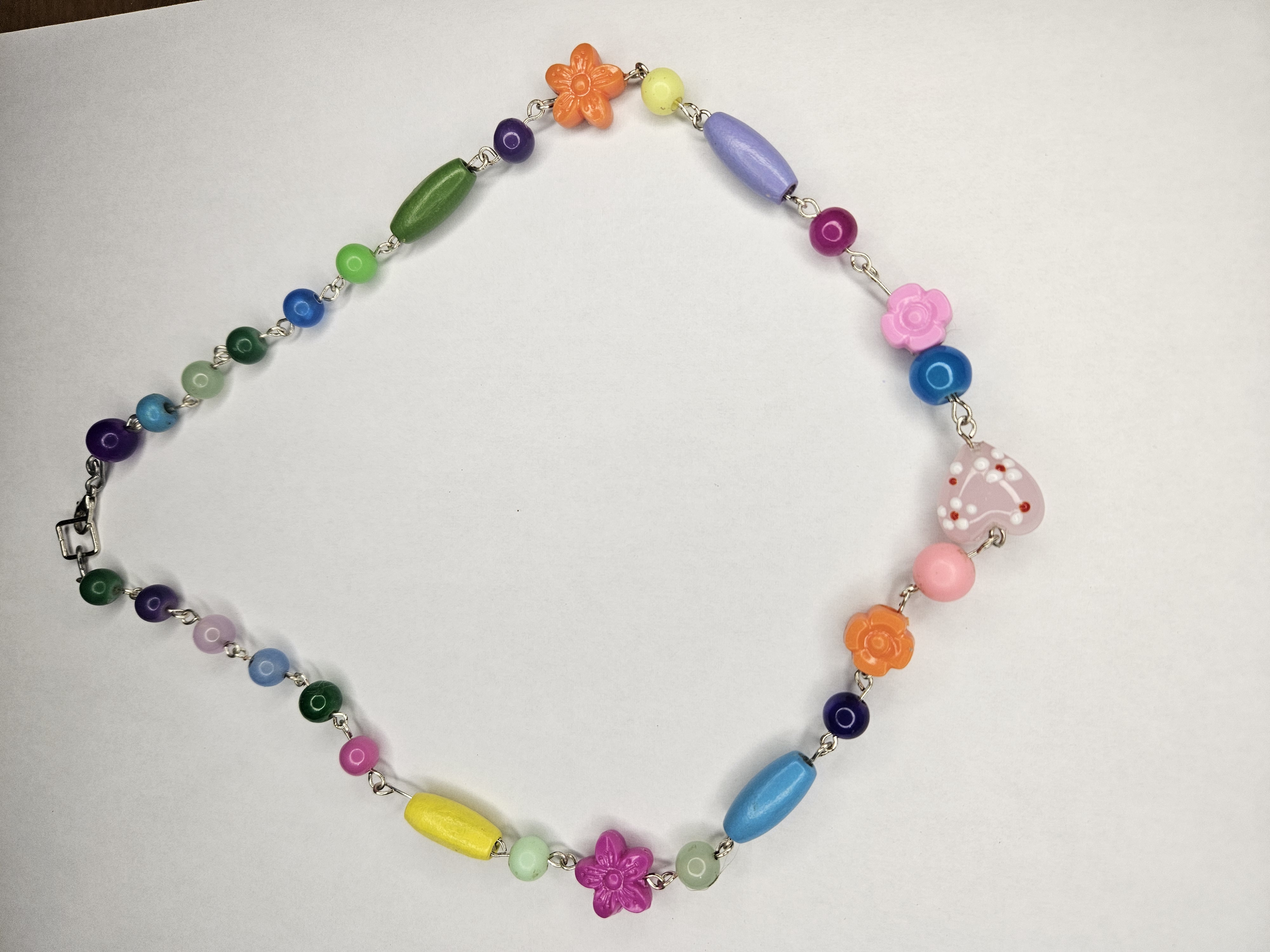 Sealed With A Kiss Upcycled Necklace