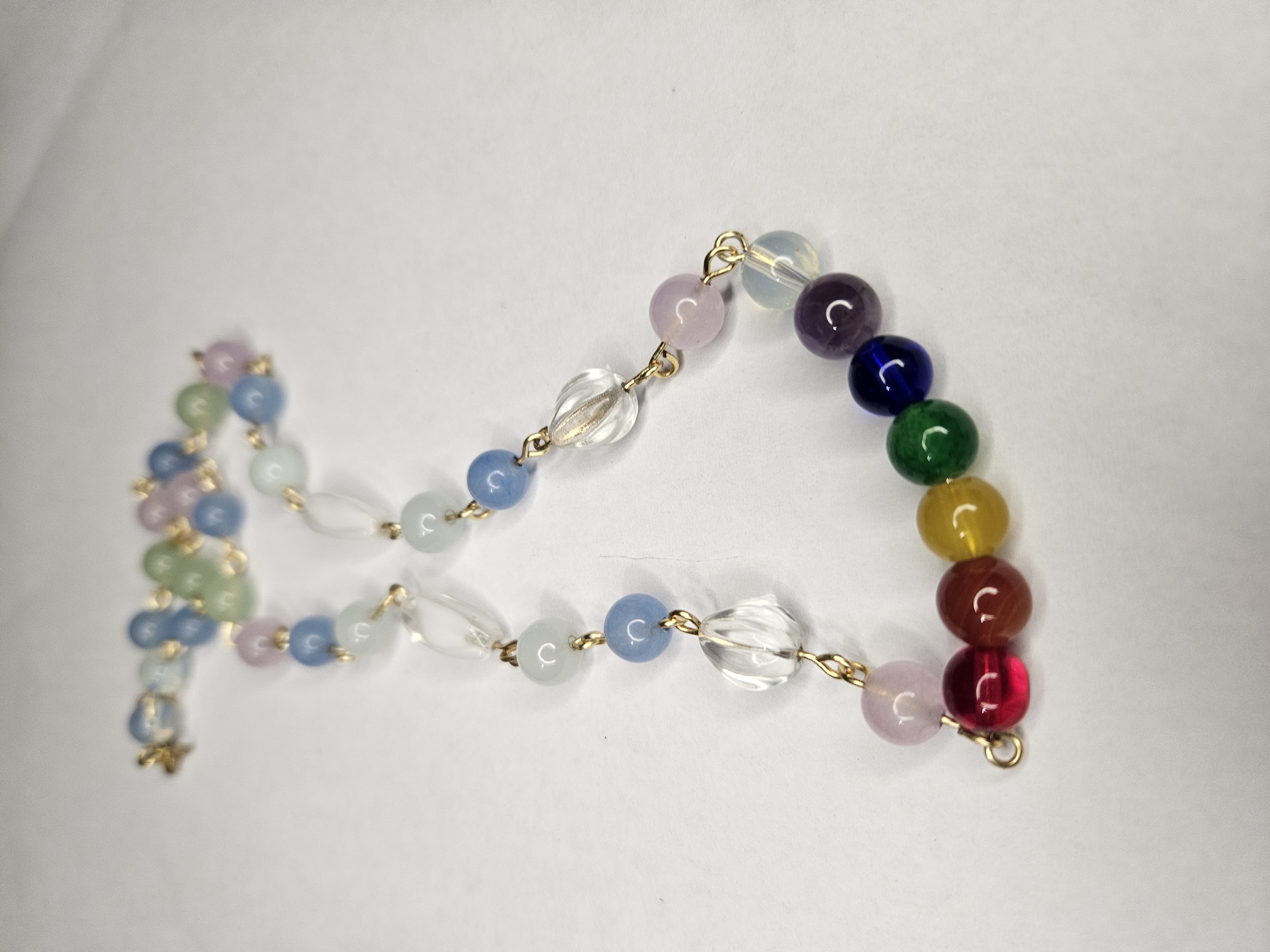 Proud To Be Me 🏳️‍🌈 Handmade Rainbow Necklace