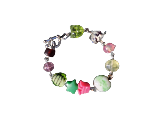 Cat Queen Upcycled Bracelet