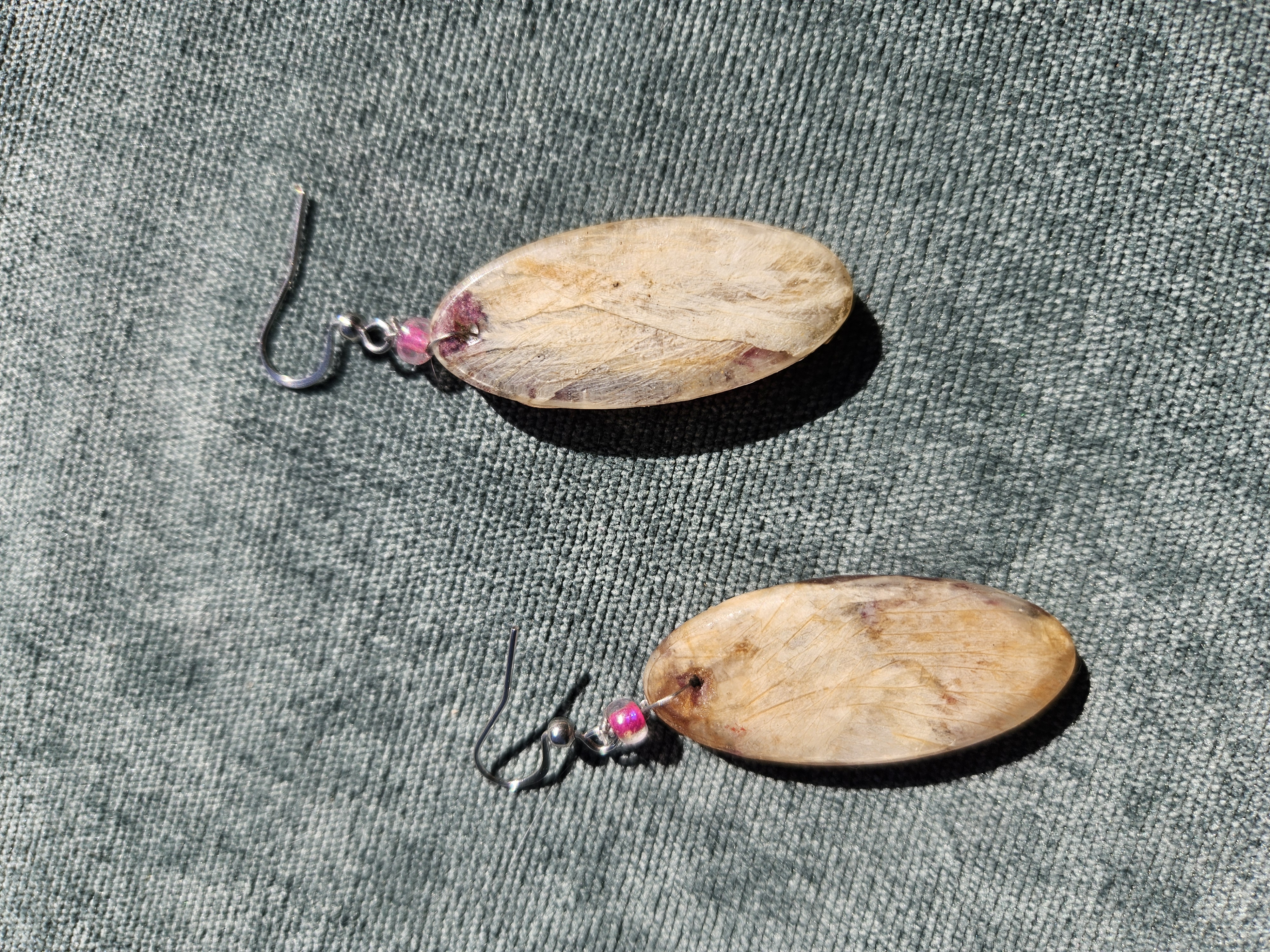 May Queen Pressed Flower Earrings