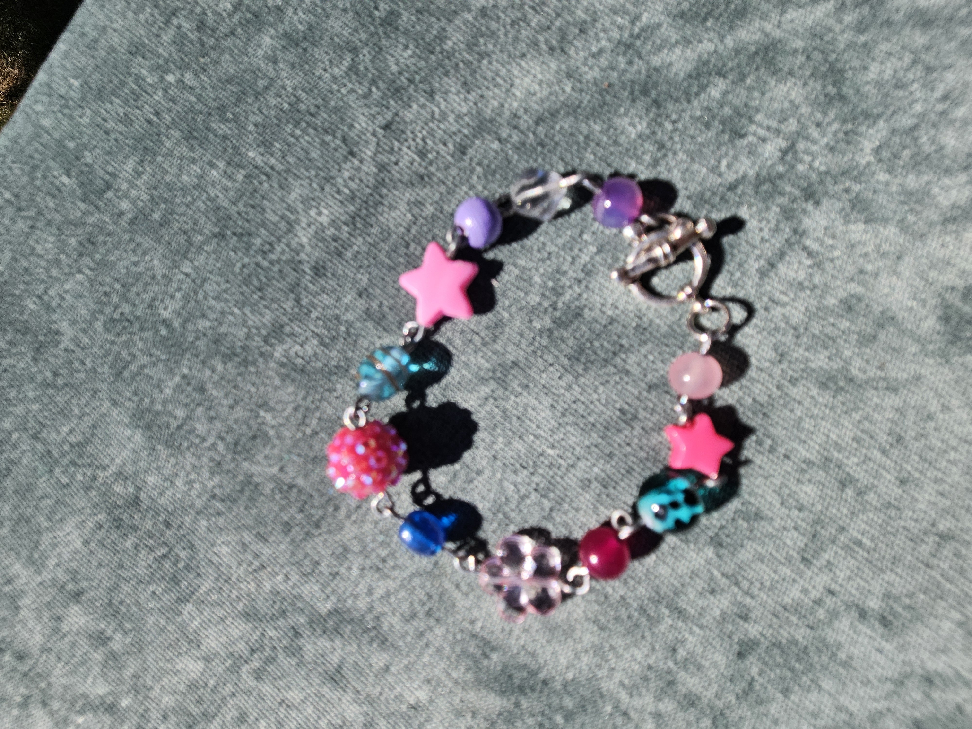 PLUR GURL Upcycled Bracelet