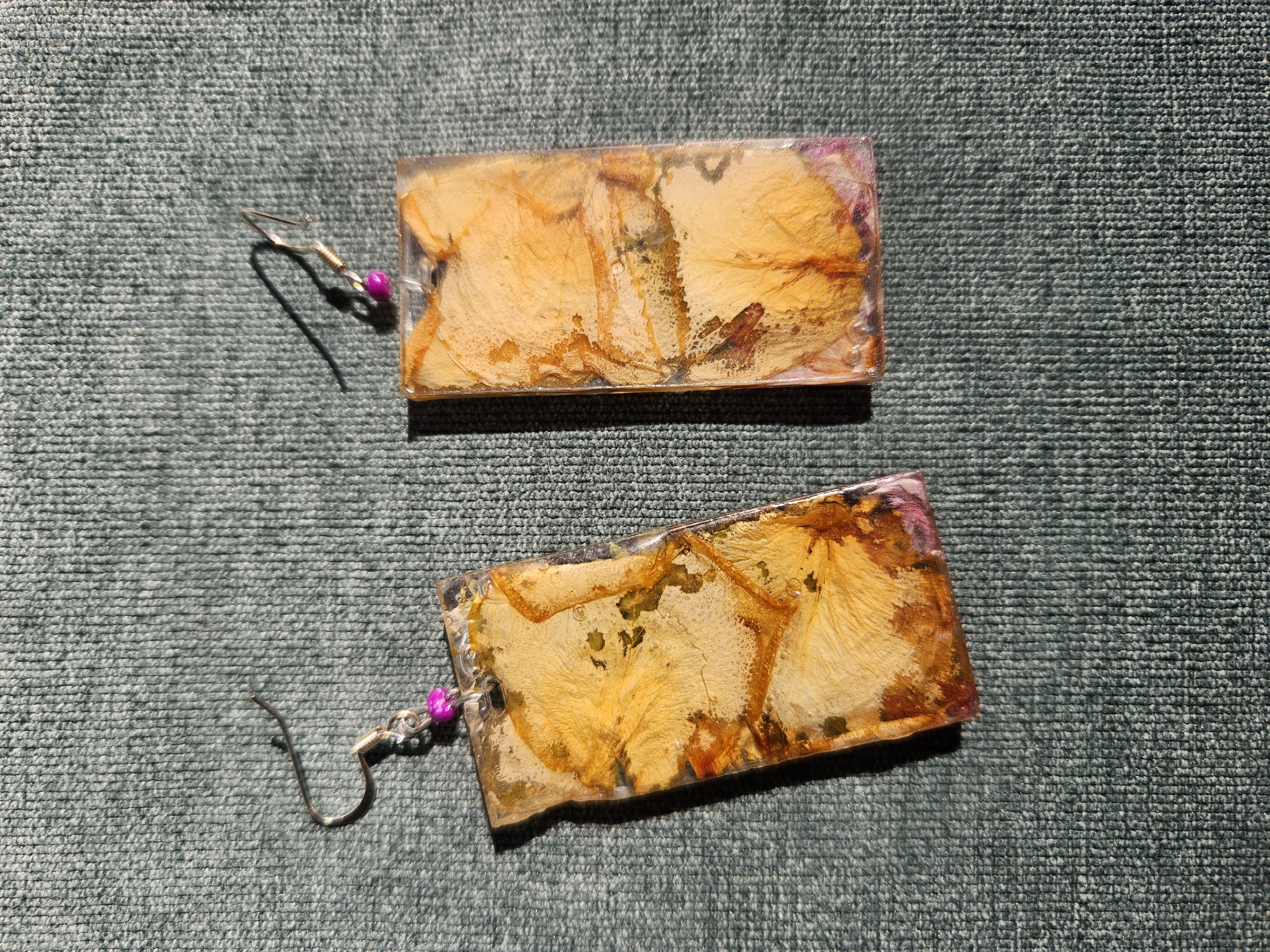 Urbex Explorer Pressed Flower Earrings