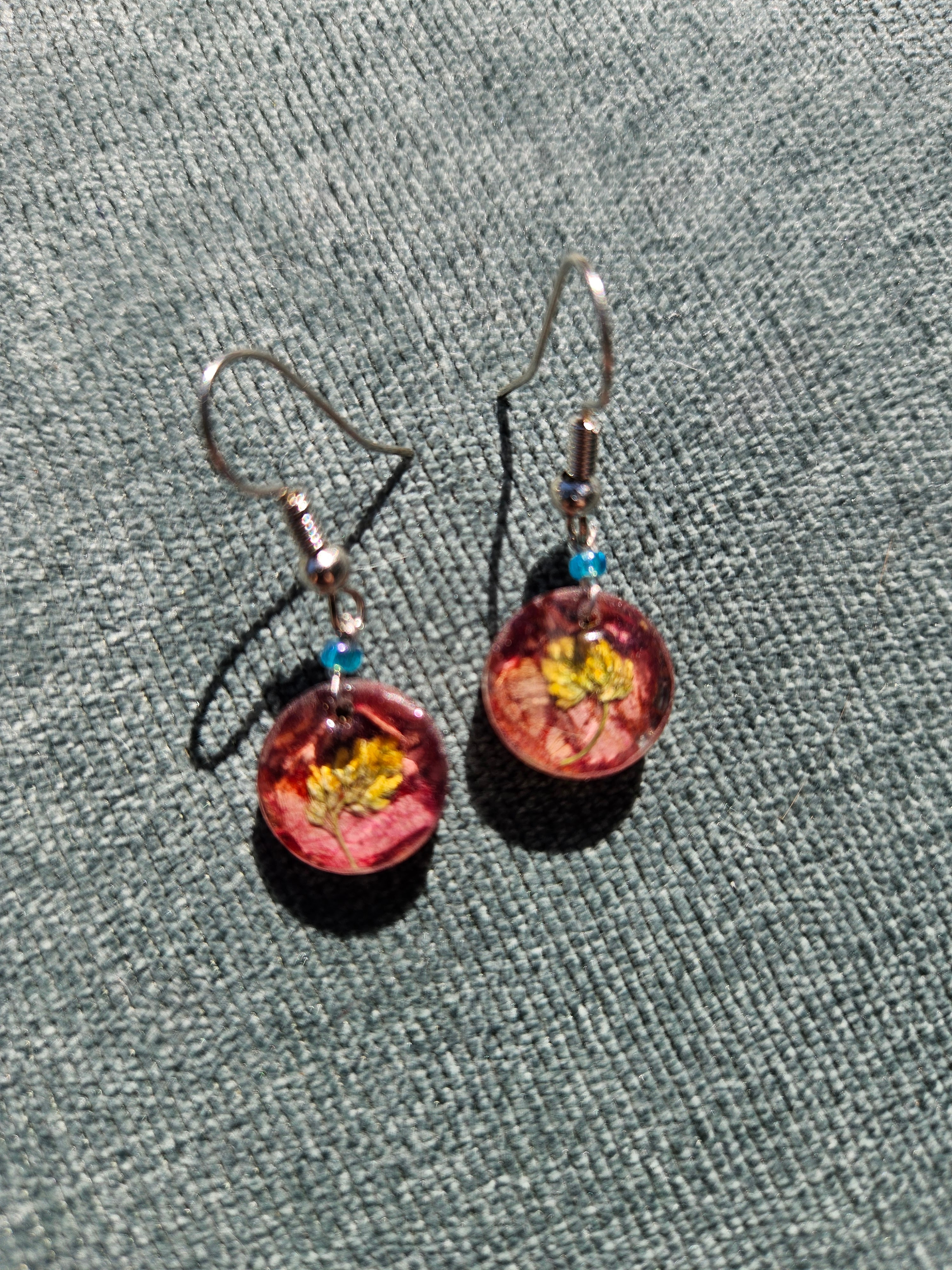 Wildflower Fields Pressed Flower Earrings