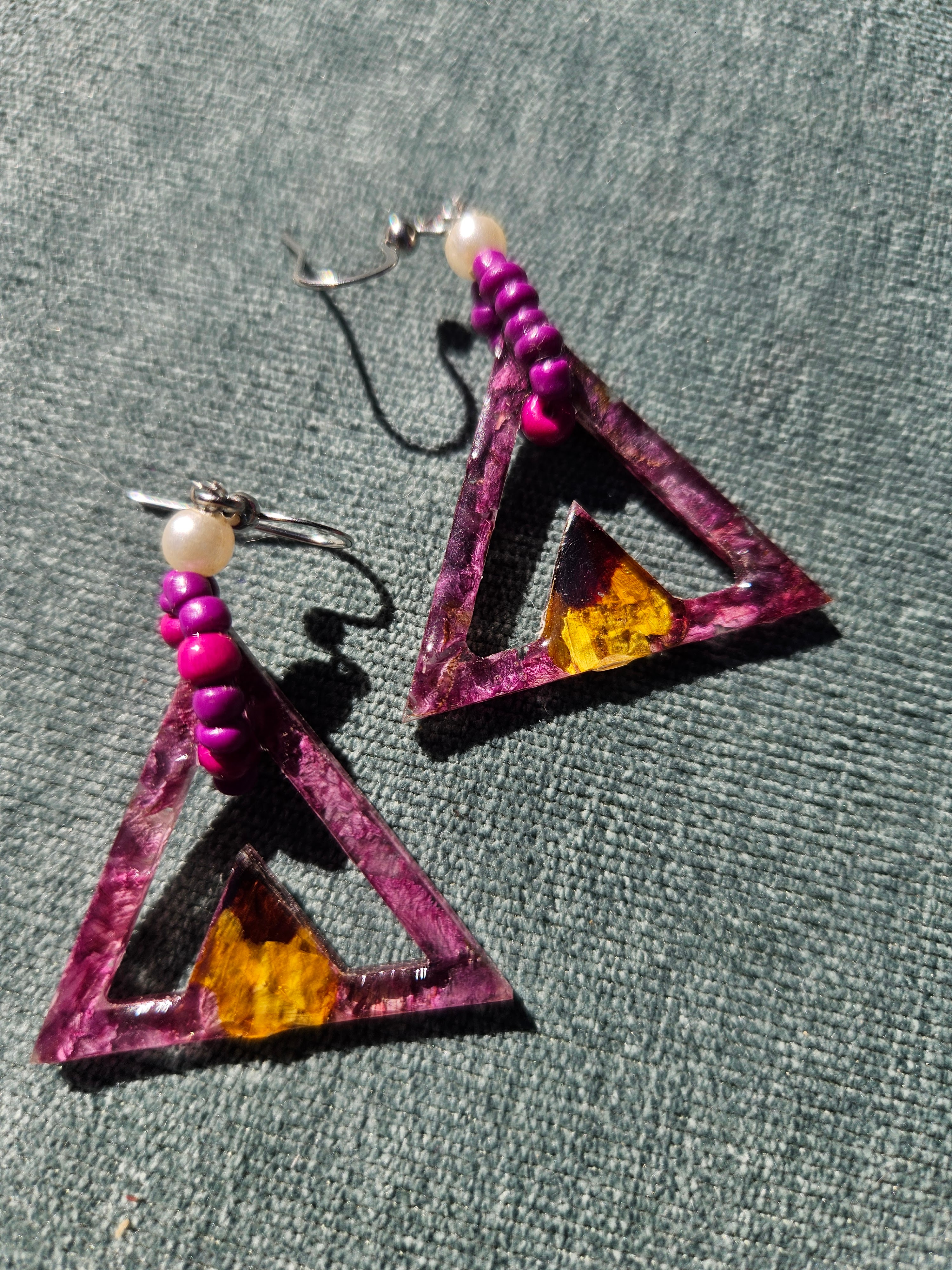 333 Blossom Pressed Flower Earrings