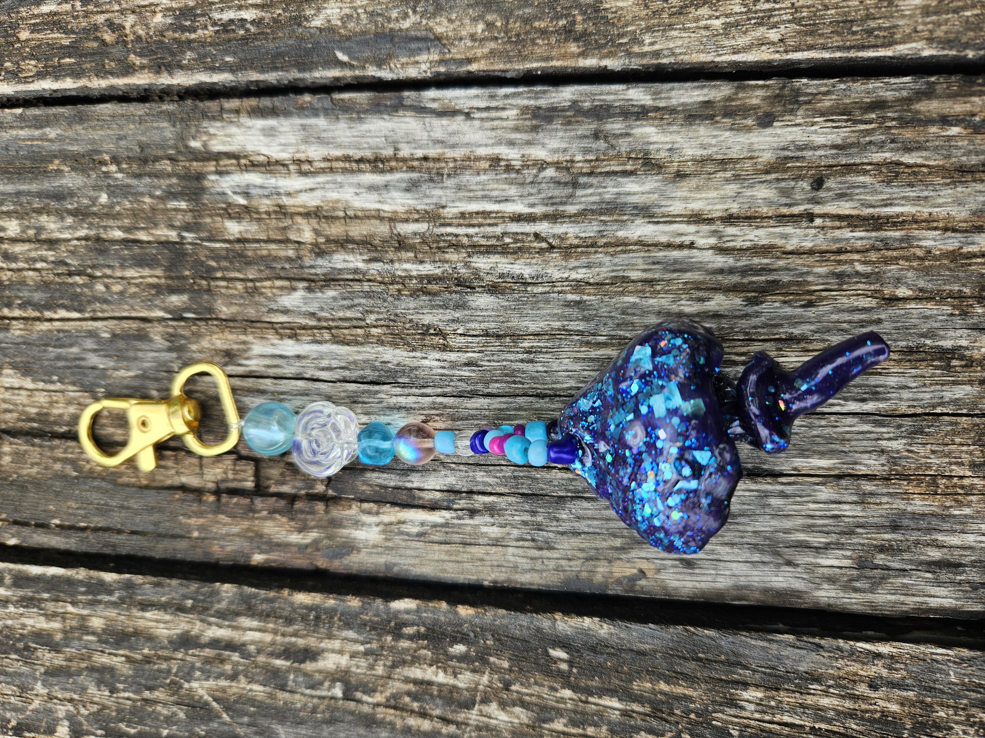 Galaxy Lucky Mushroom Bag Charm
