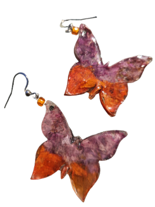 Freedom Seeker Pressed Flower Earrings