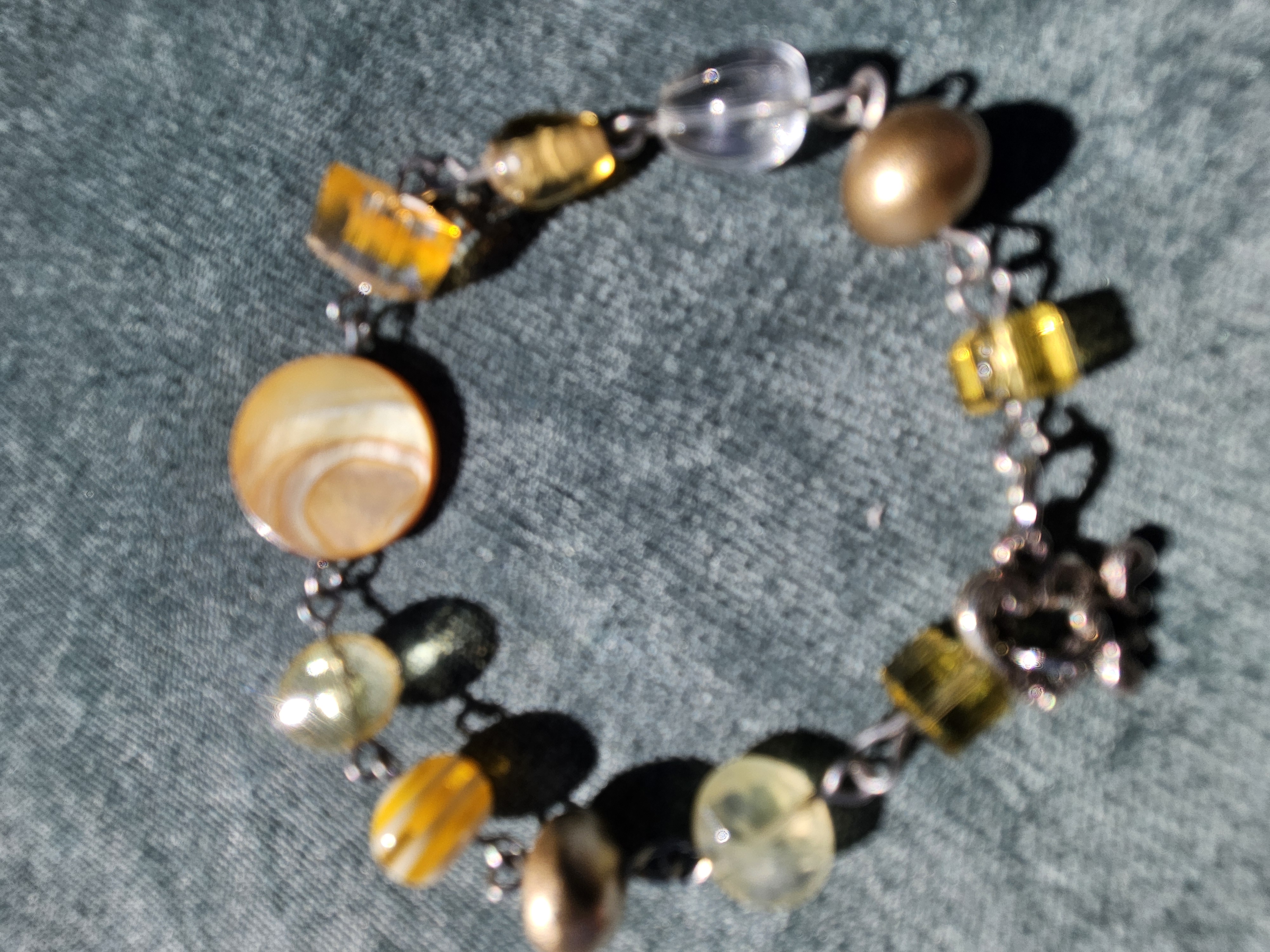 Sunshine Delight Upcycled Bracelet