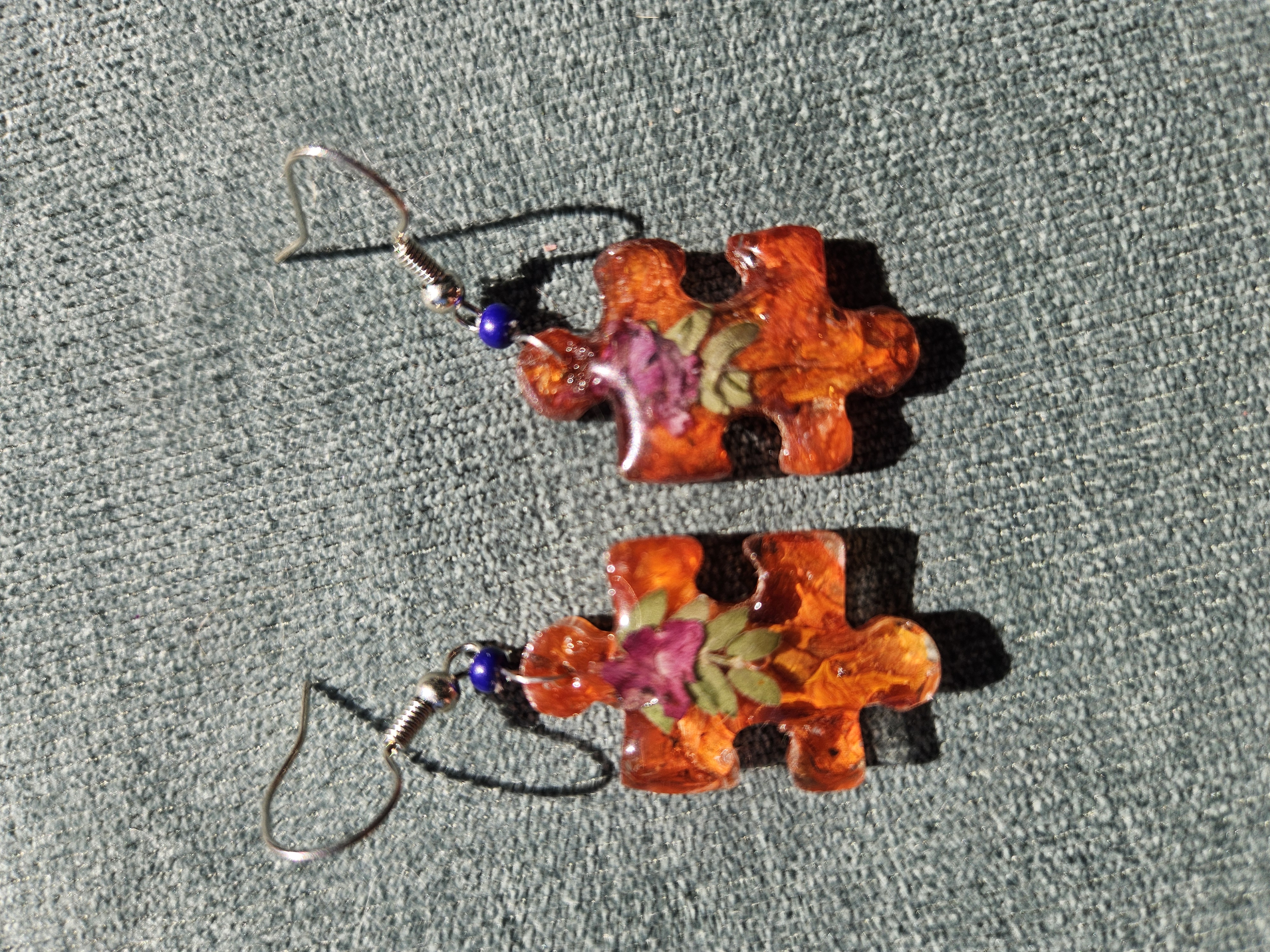 The Missing Pieces Pressed Flower Earrings