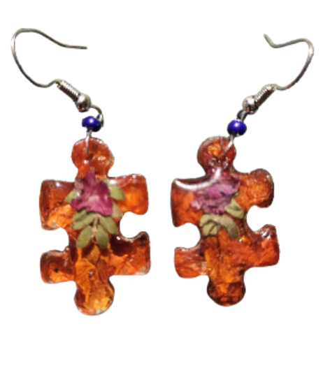 The Missing Pieces Pressed Flower Earrings