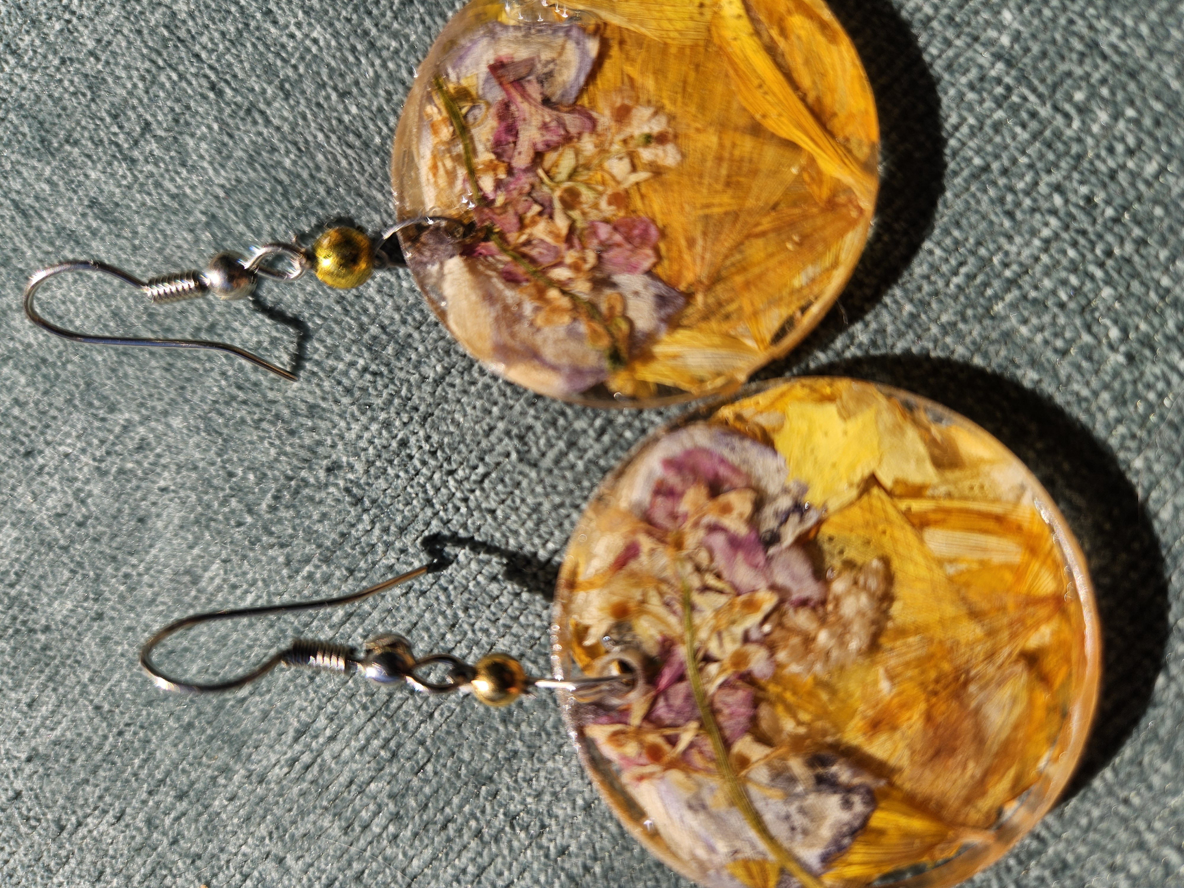 Freya's Field Pressed Flower Earrings
