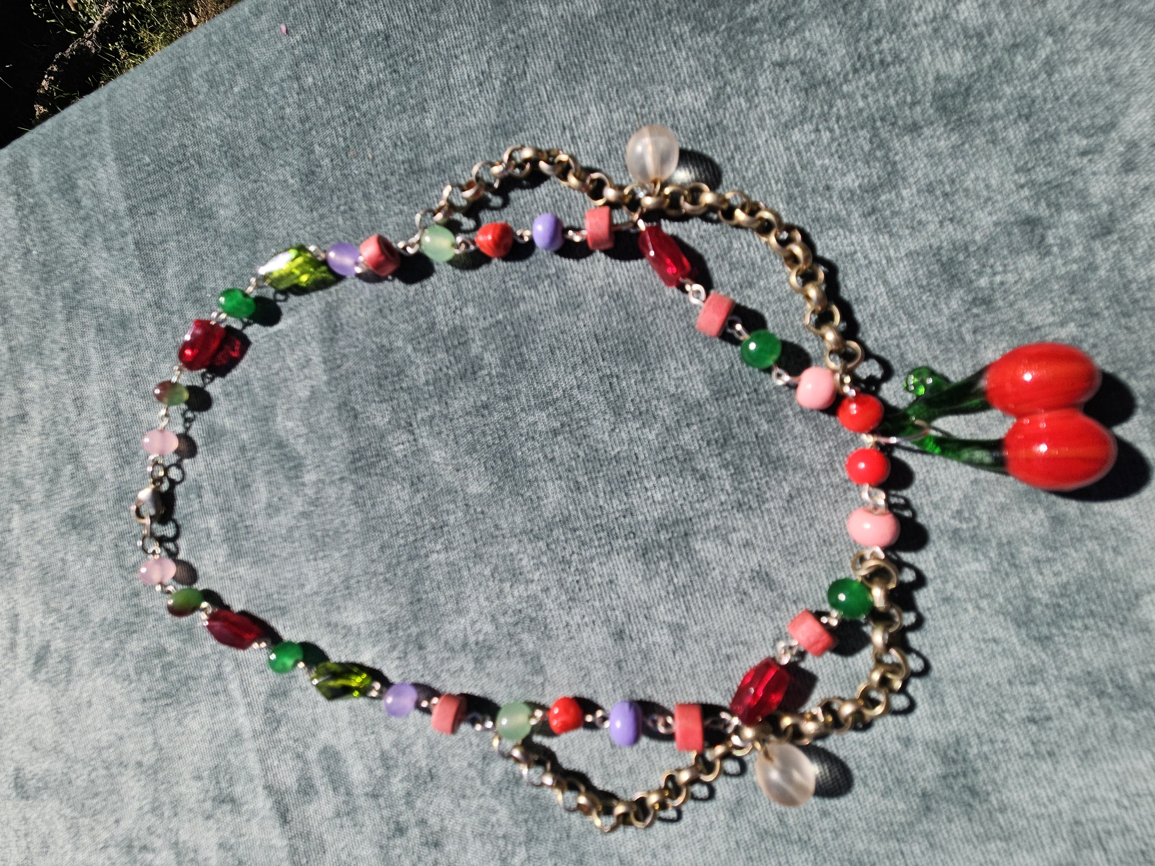 Cherrylicious Upcycled Necklace
