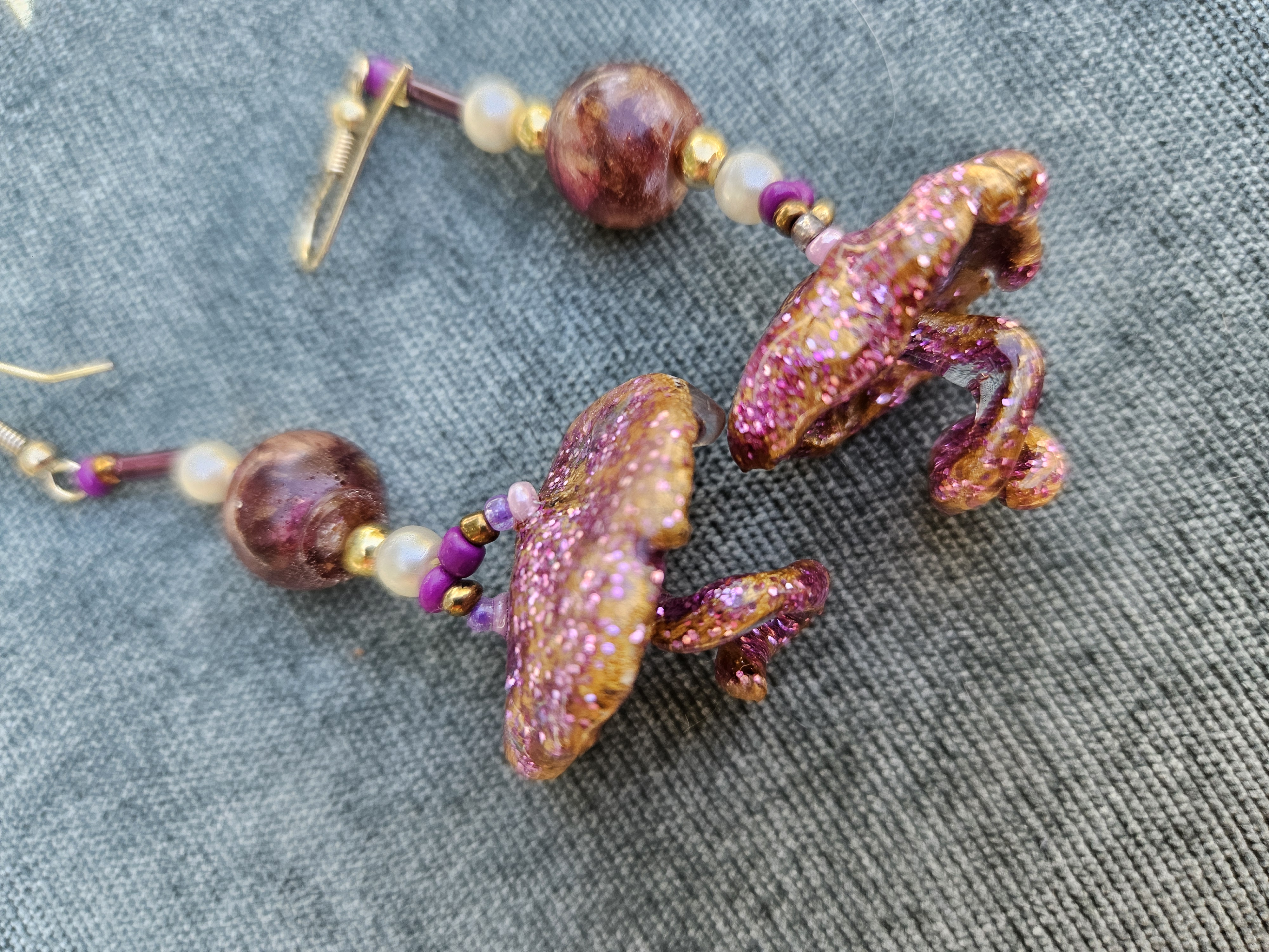 Shroom Time Foraged Mushroom Earrings