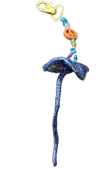 Hippie Hollow Lucky Mushroom Bag Charm