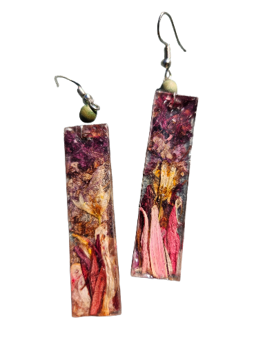 Mystic Flora Pressed Flower Earrings
