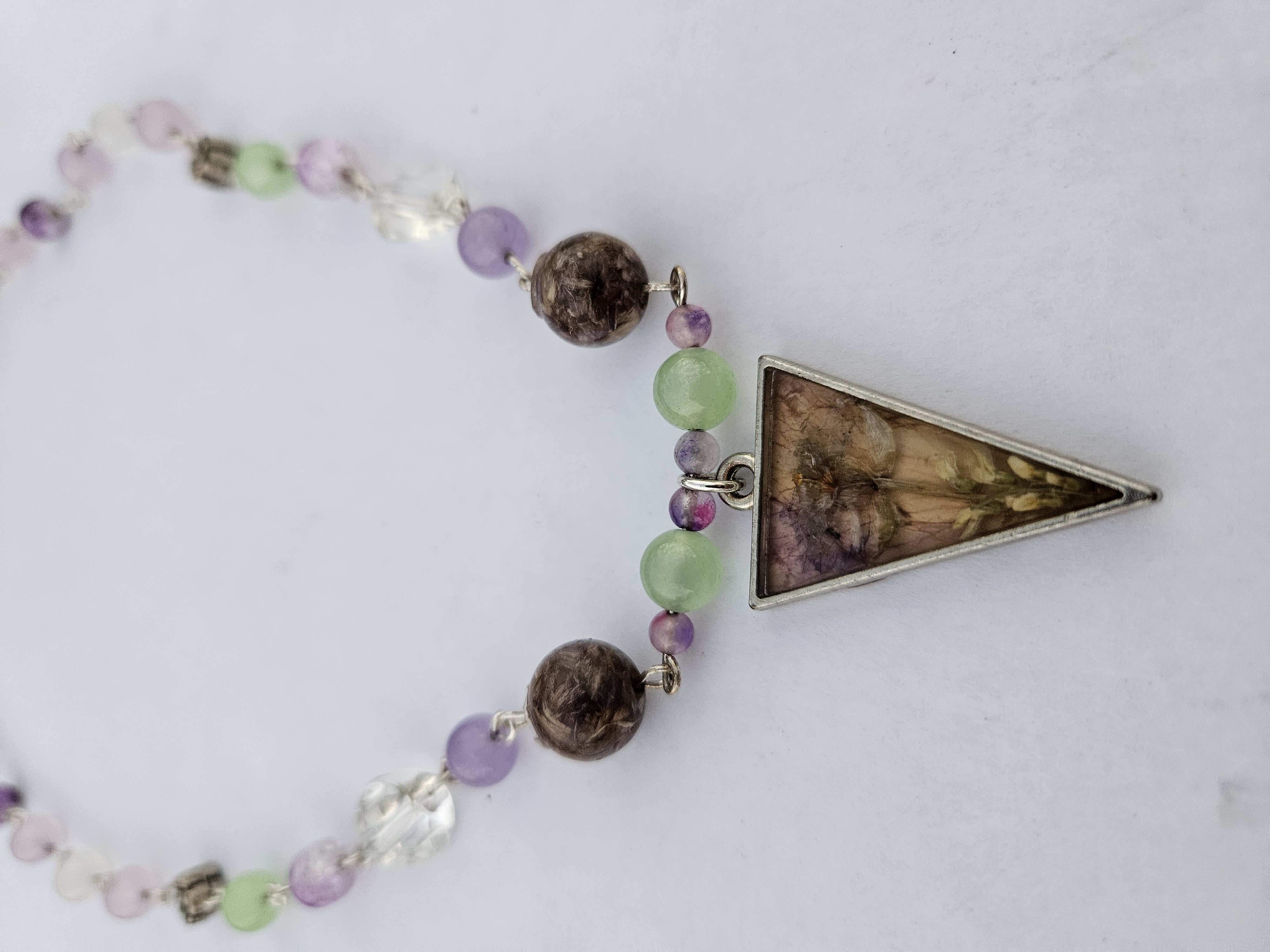 Wild Forager Handcrafted Necklace with Pressed Flower Charm